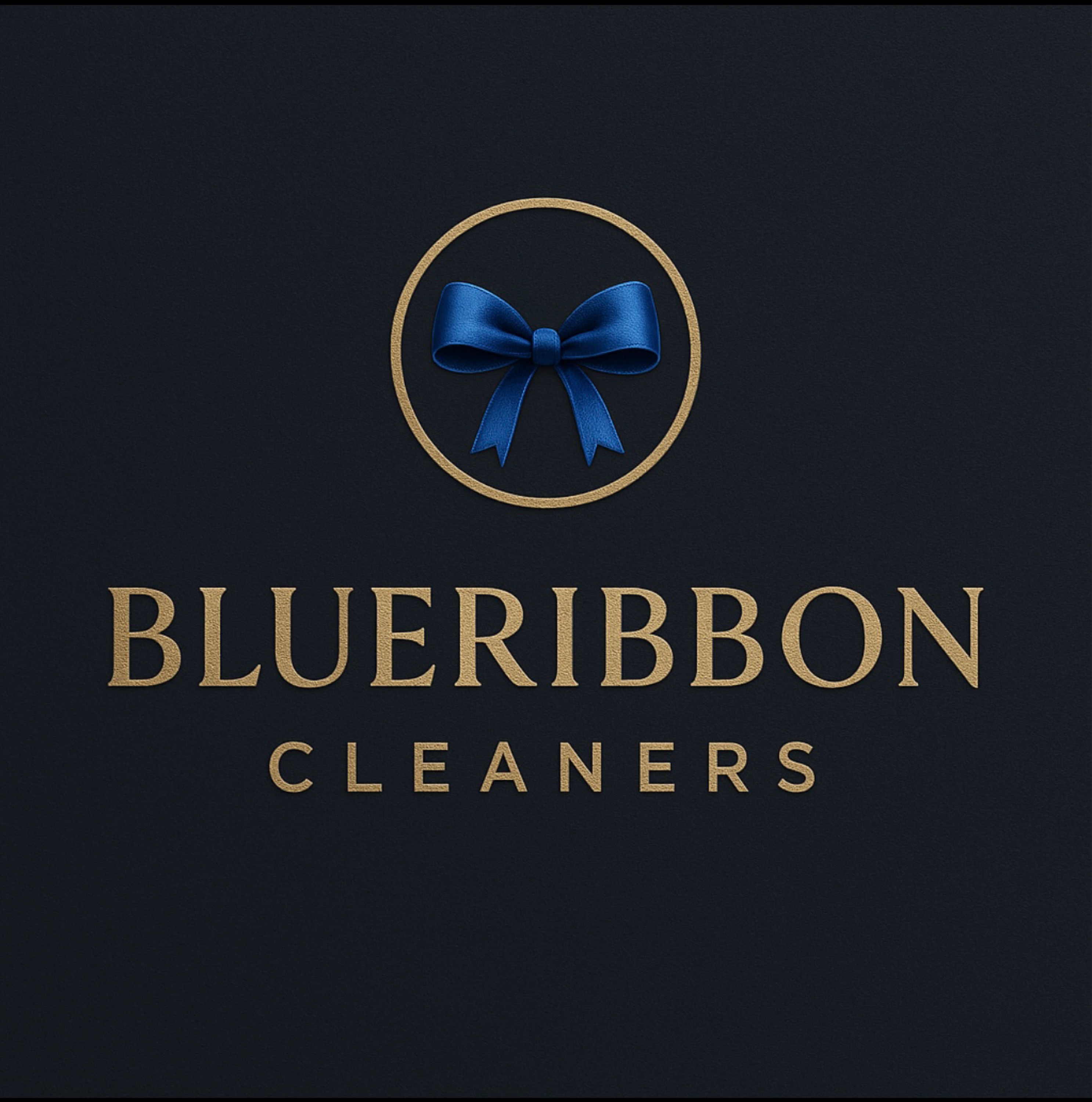 BlueRibbon Cleaners LLC Logo