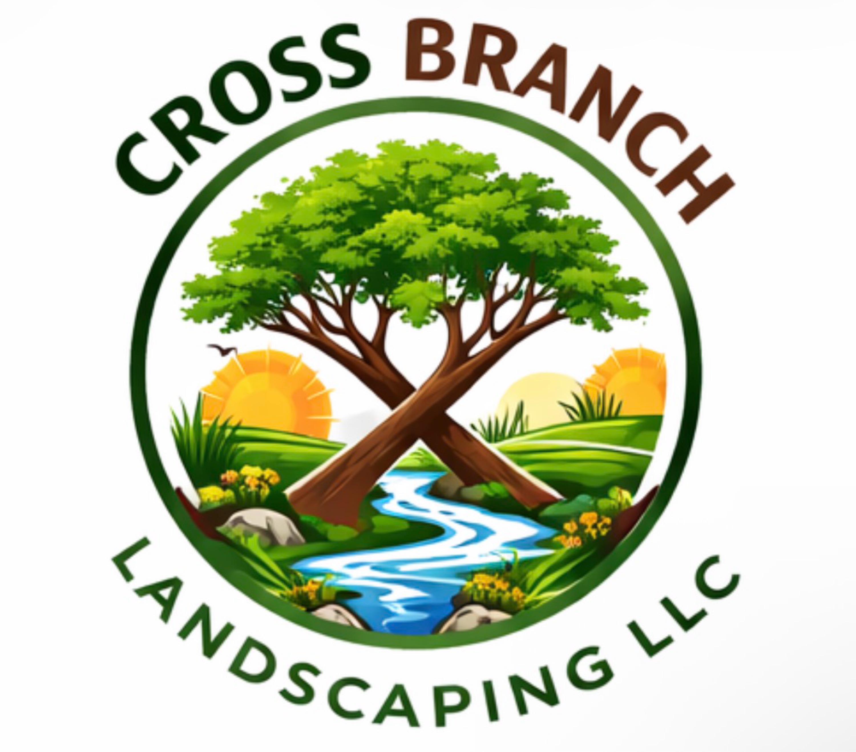 Cross Branch Landscaping LLC Logo