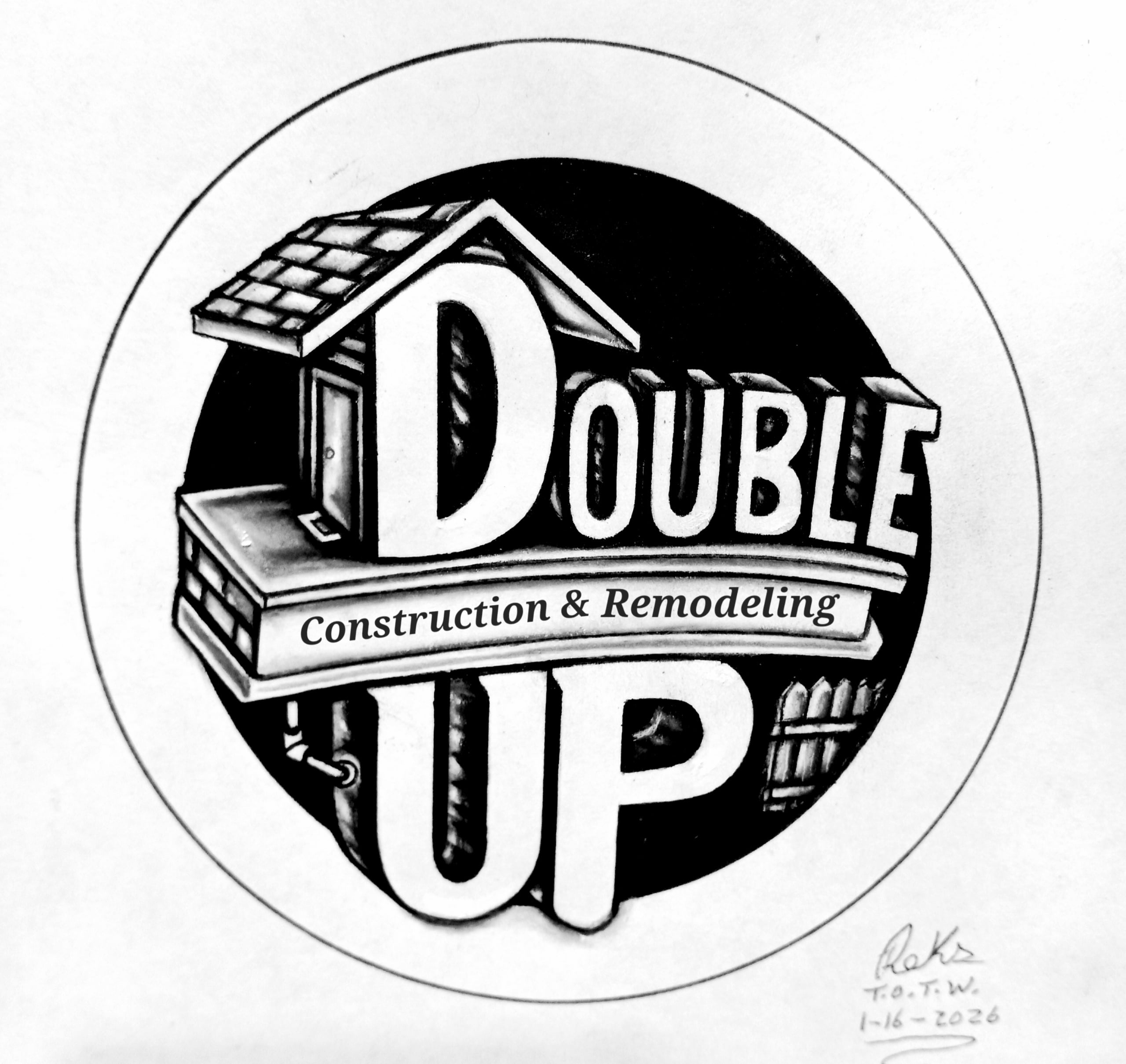 Double Up Construction and Remodeling, LLC Logo