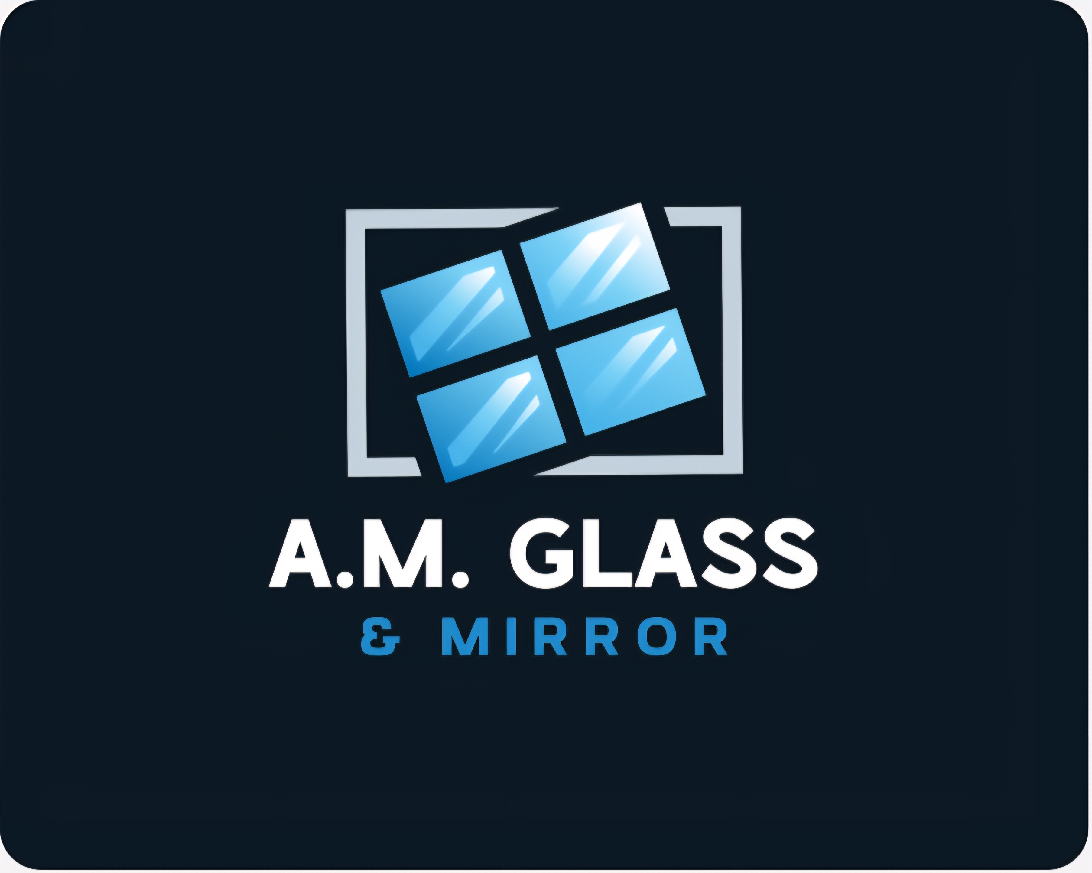 AM Glass & Mirror Logo