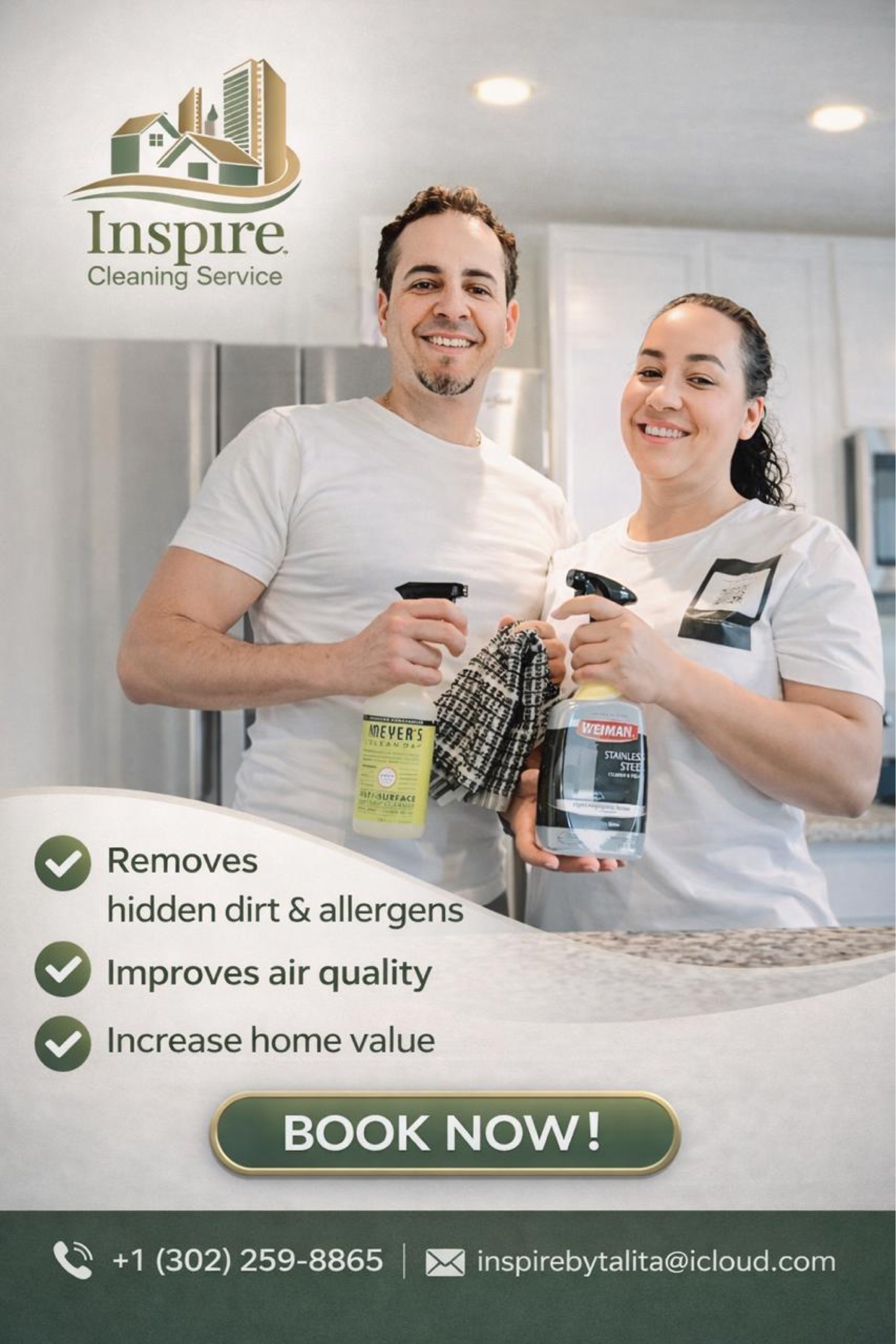 Inspire Service Cleaning Logo