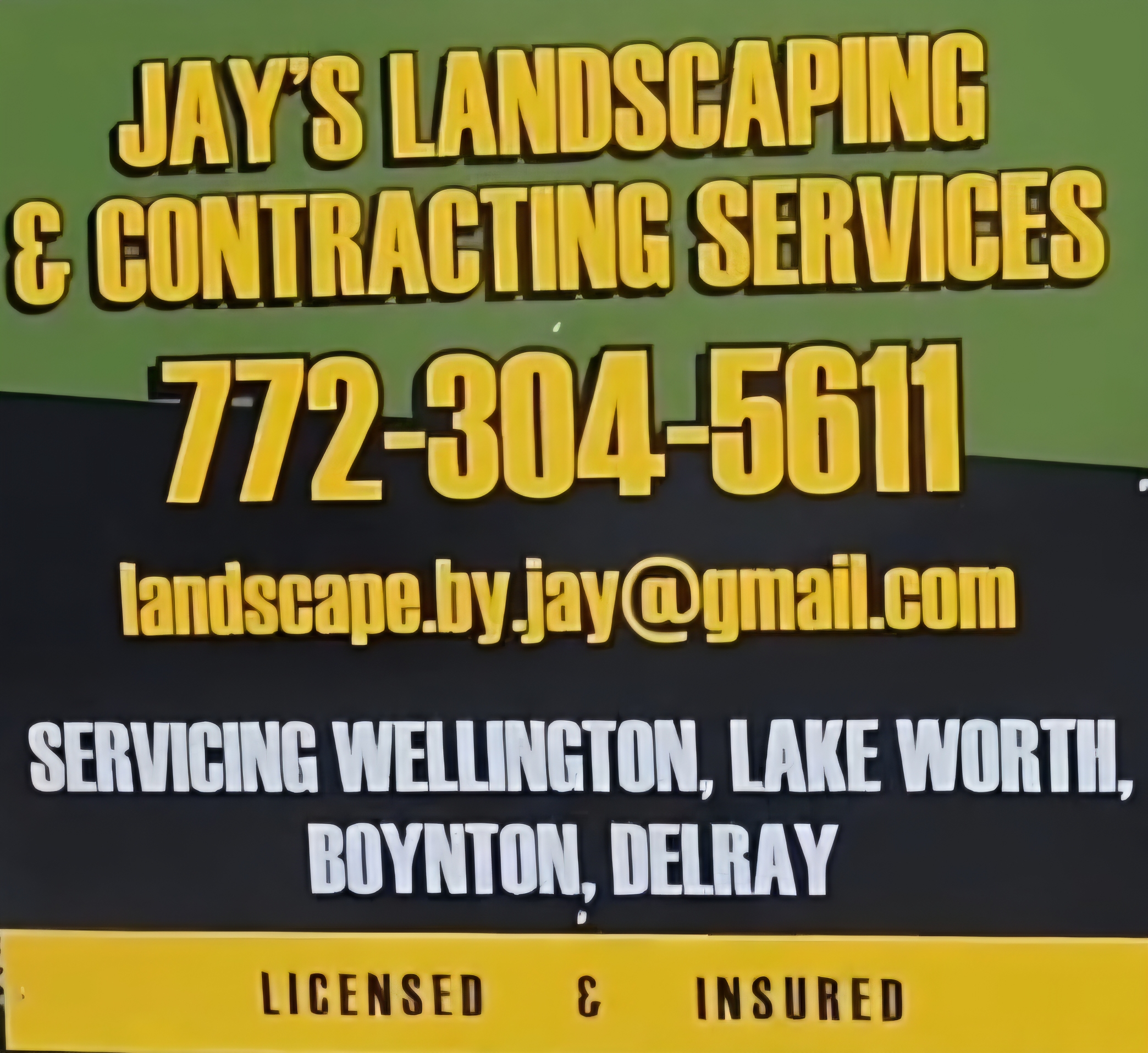 Jay's Landscaping and contracting services Logo