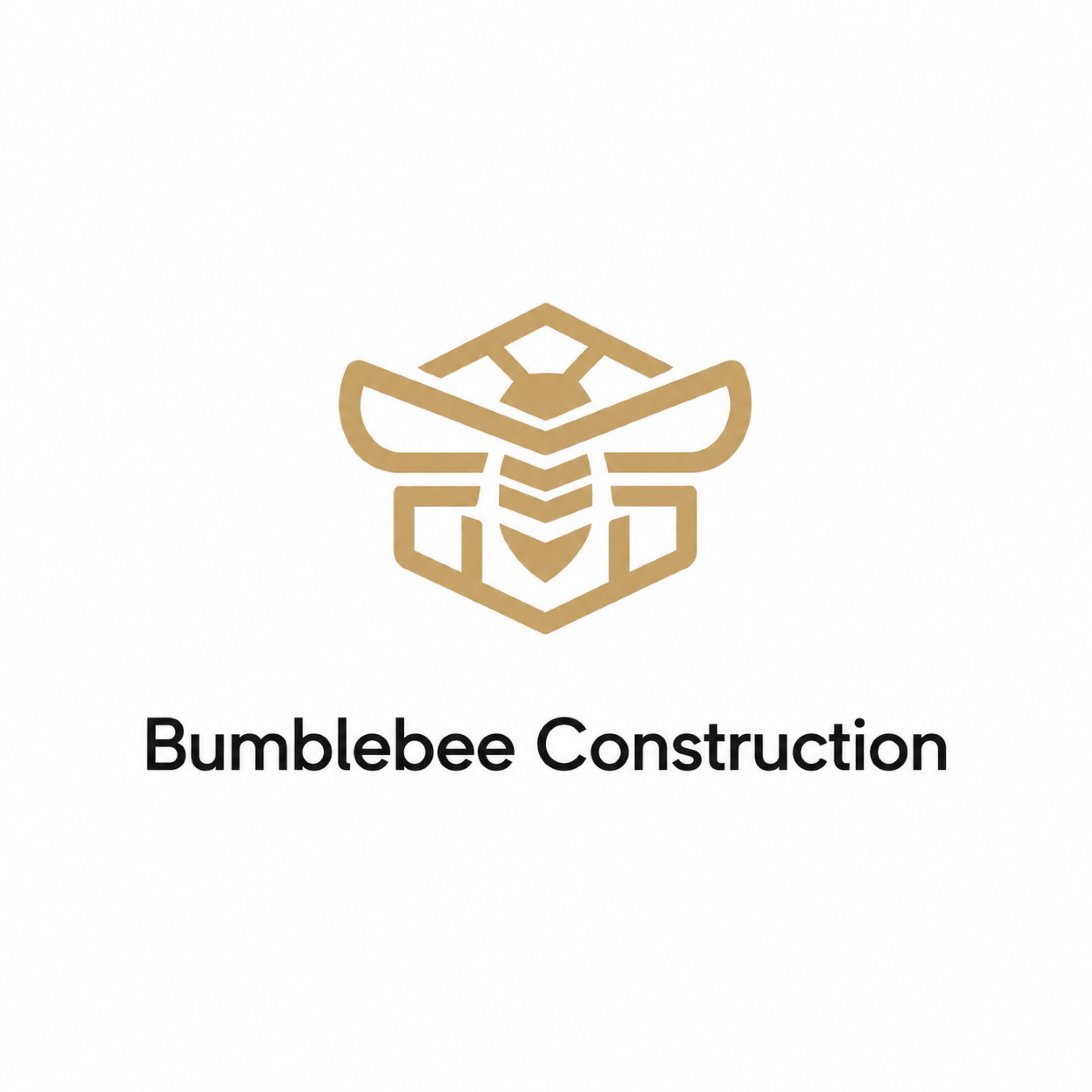 Bumblebee Construction Logo