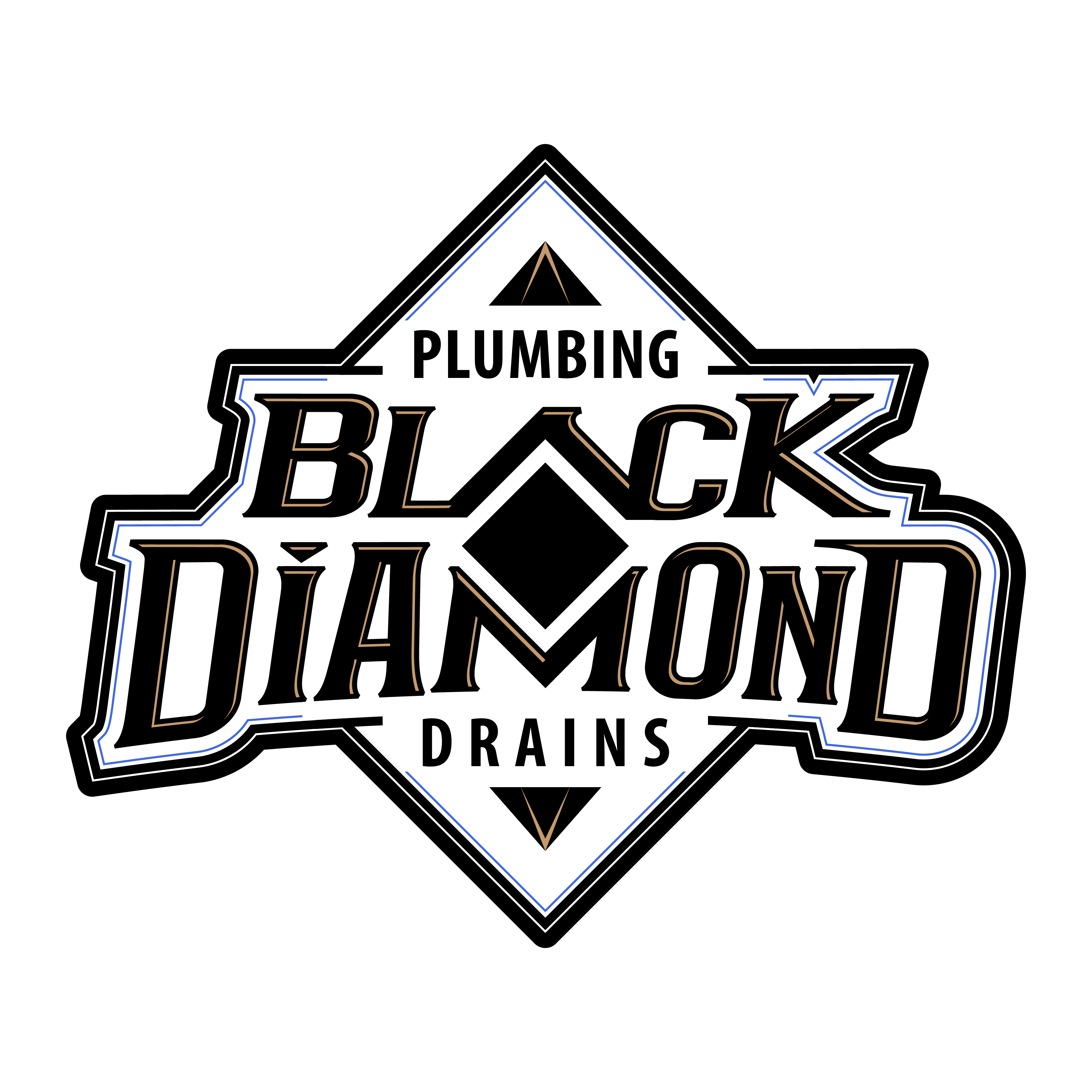 Black Diamond Plumbing and Drain Service Logo