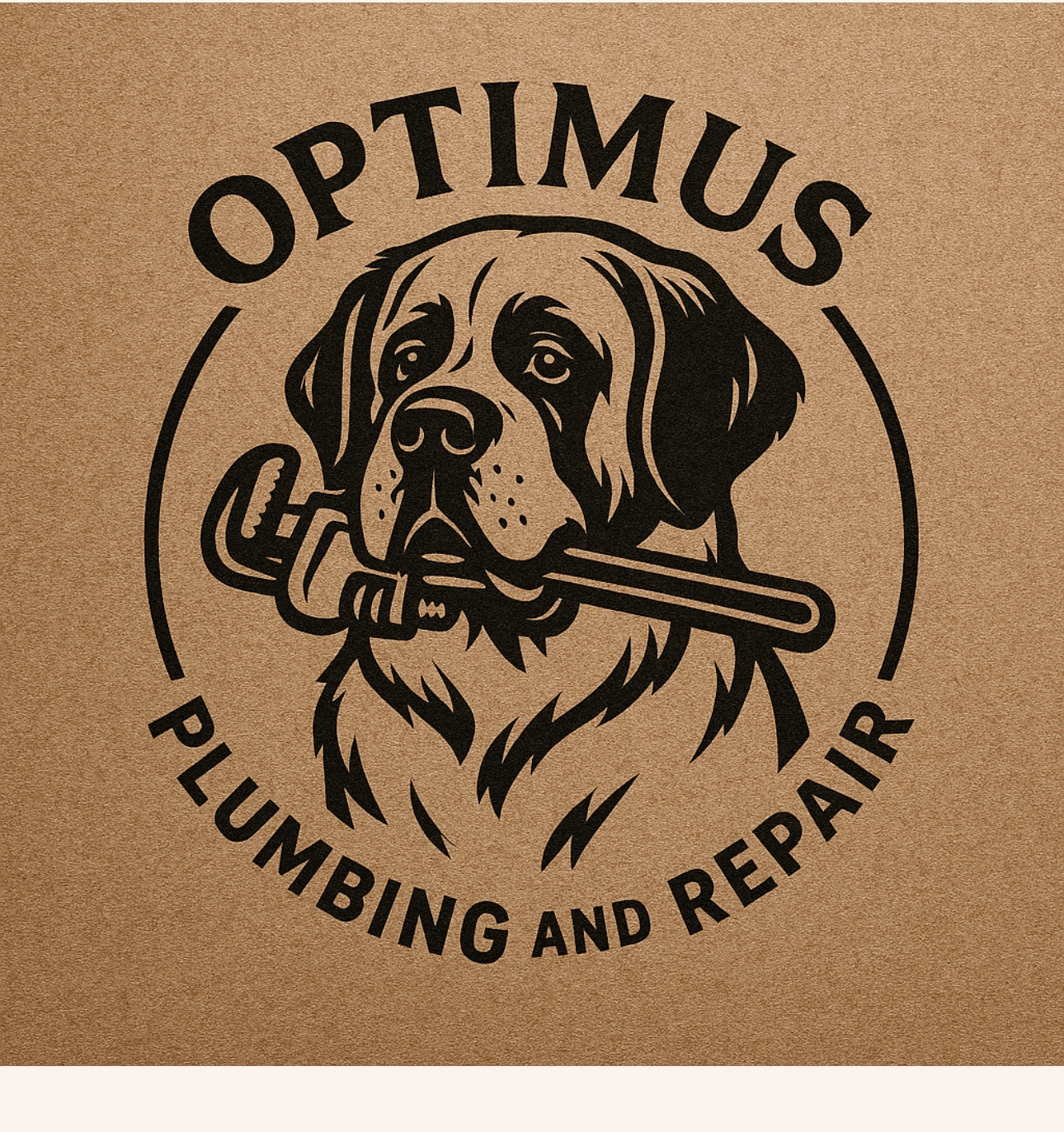 Optimus Plumbing and Repair Logo