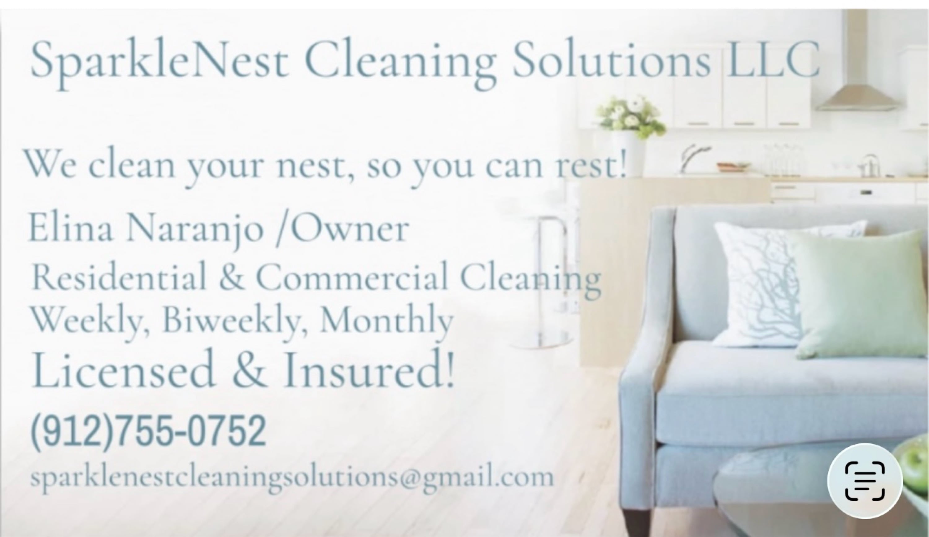 Sparklenest cleaning solutions LLC Logo