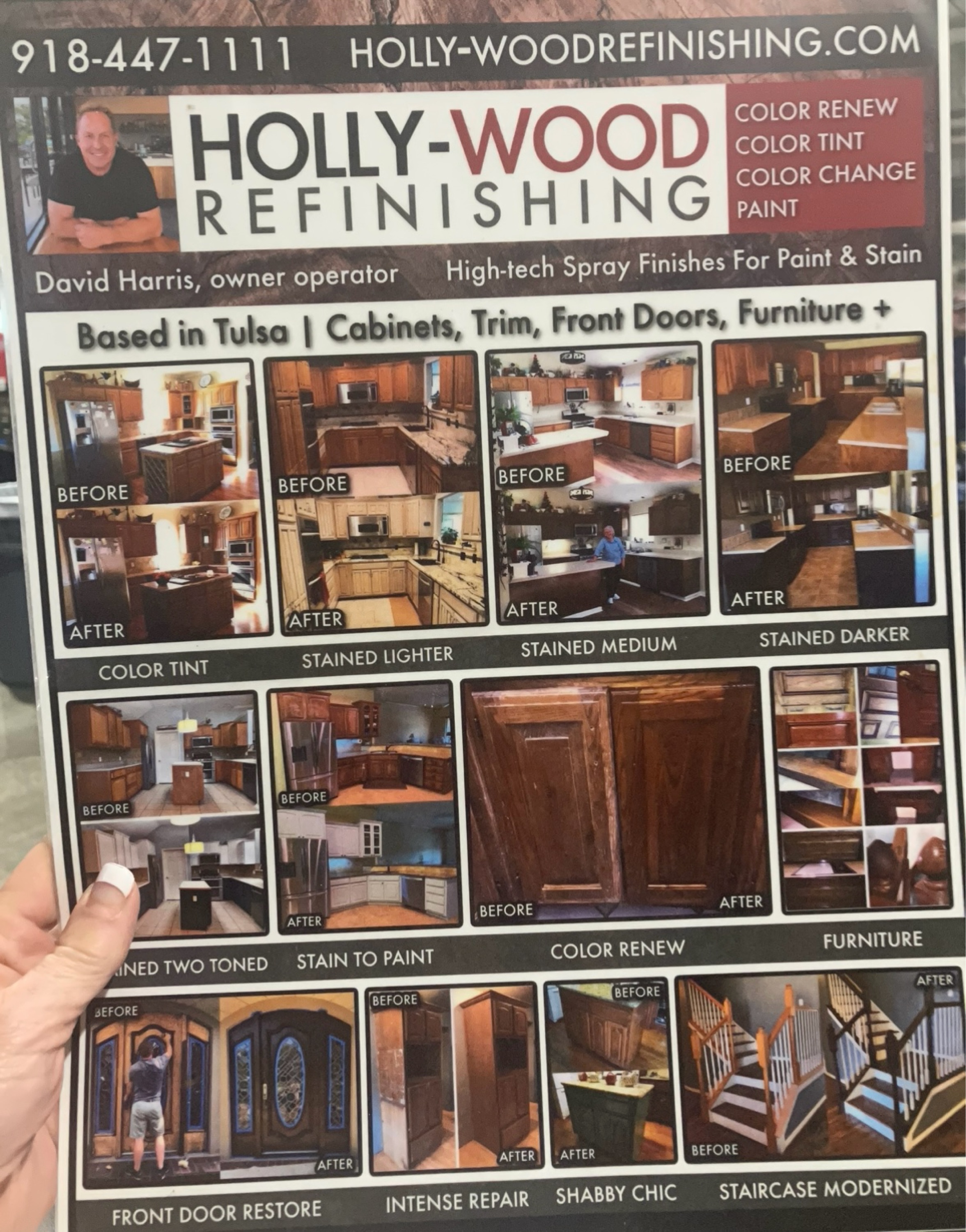 Hollywood Refinishing Logo