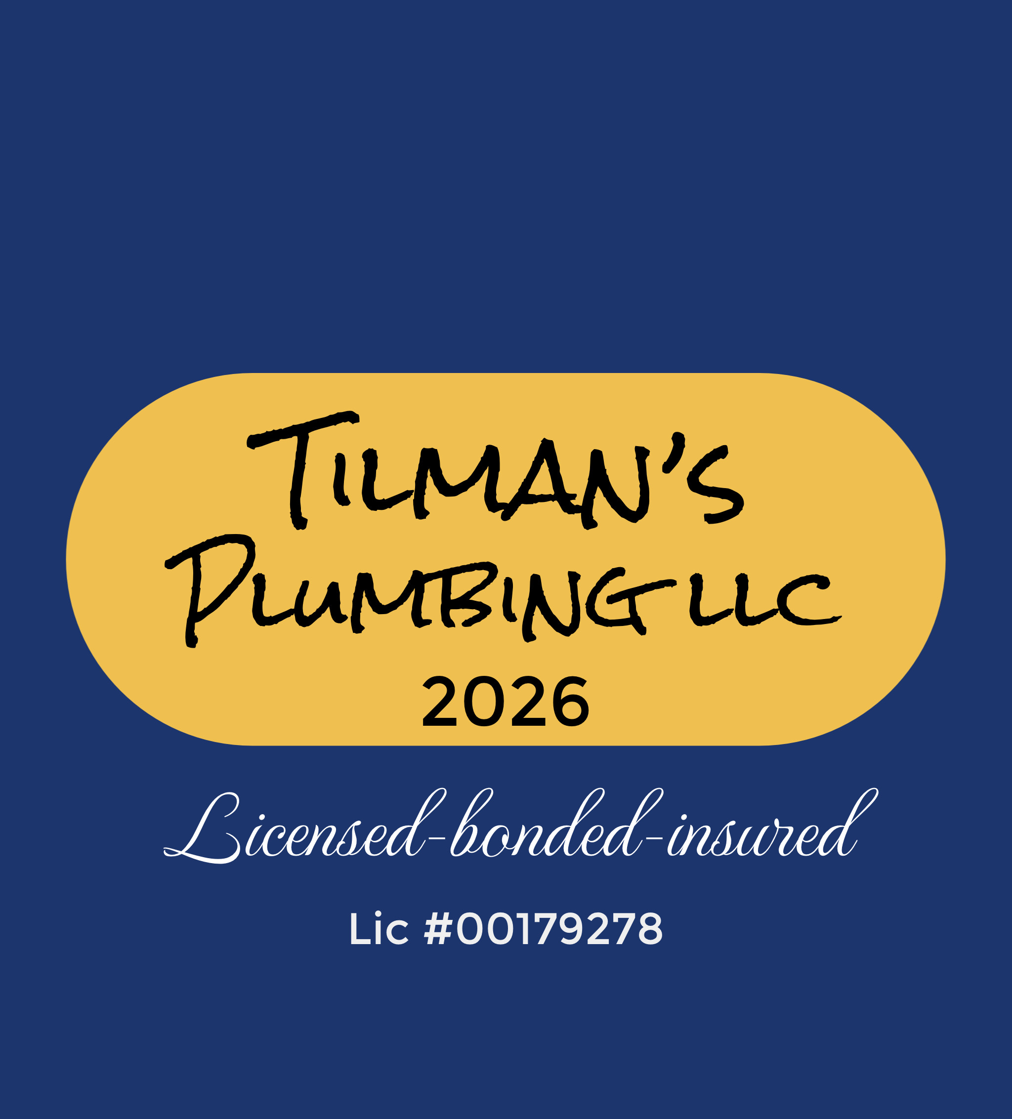 Tilmans plumbing LLC Logo