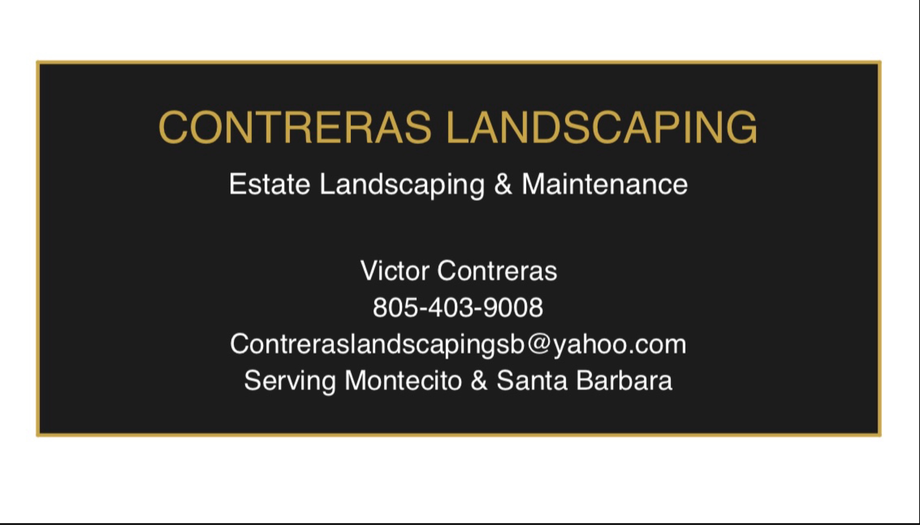 Contreras landscaping Logo