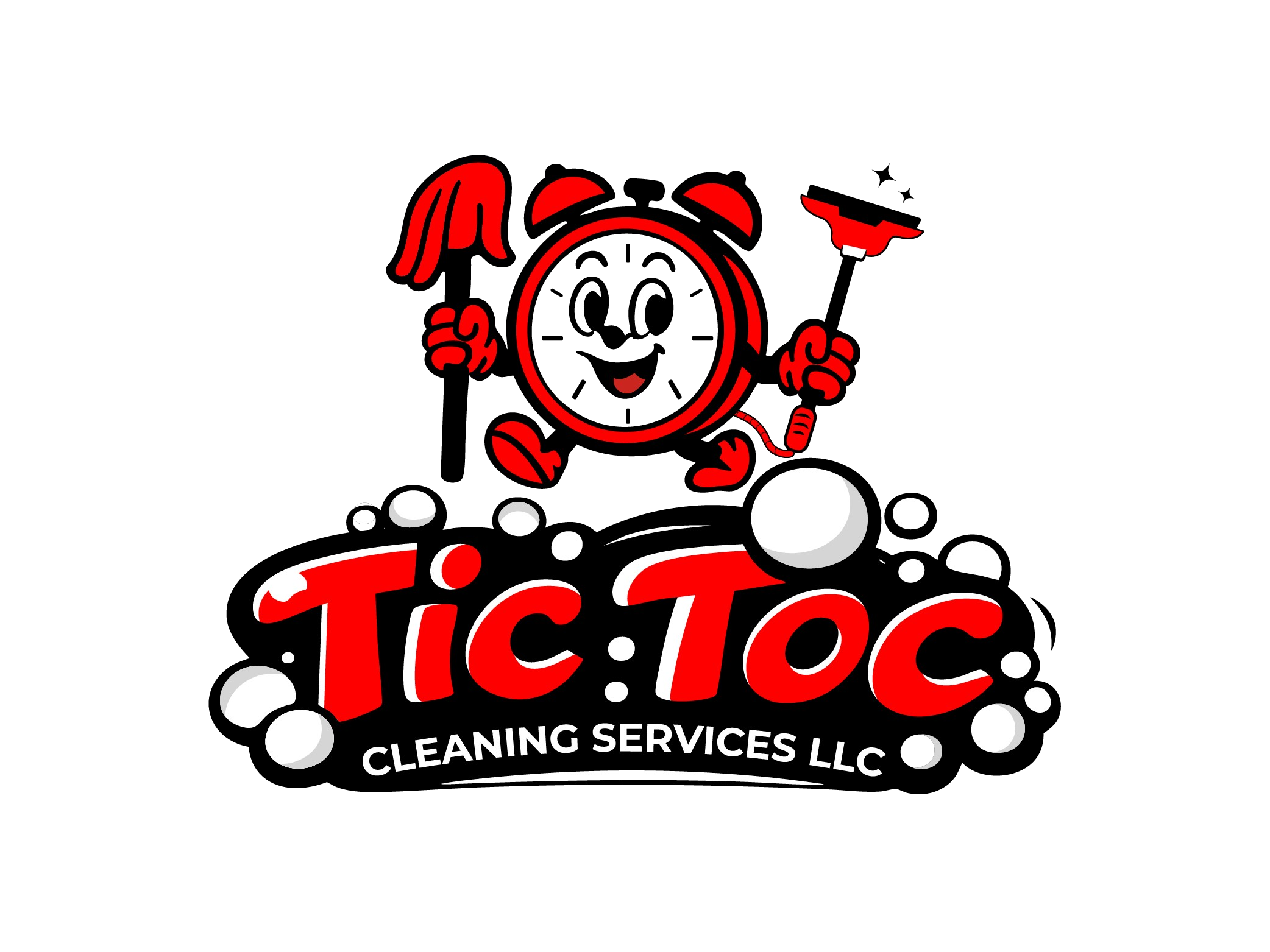 Tic Toc Cleaning Services LLC Logo