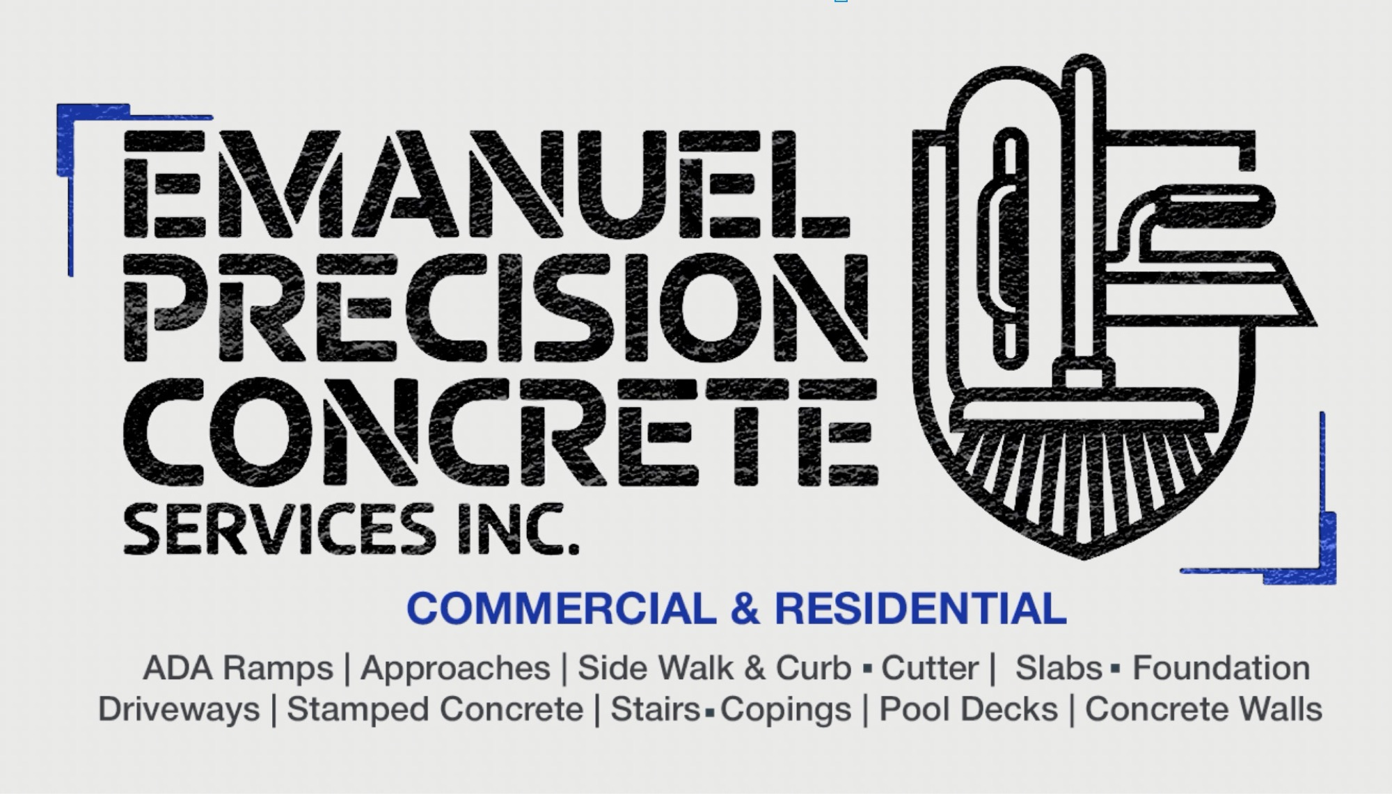 EMANUEL PRECISION CONCRETE SERVICES Logo