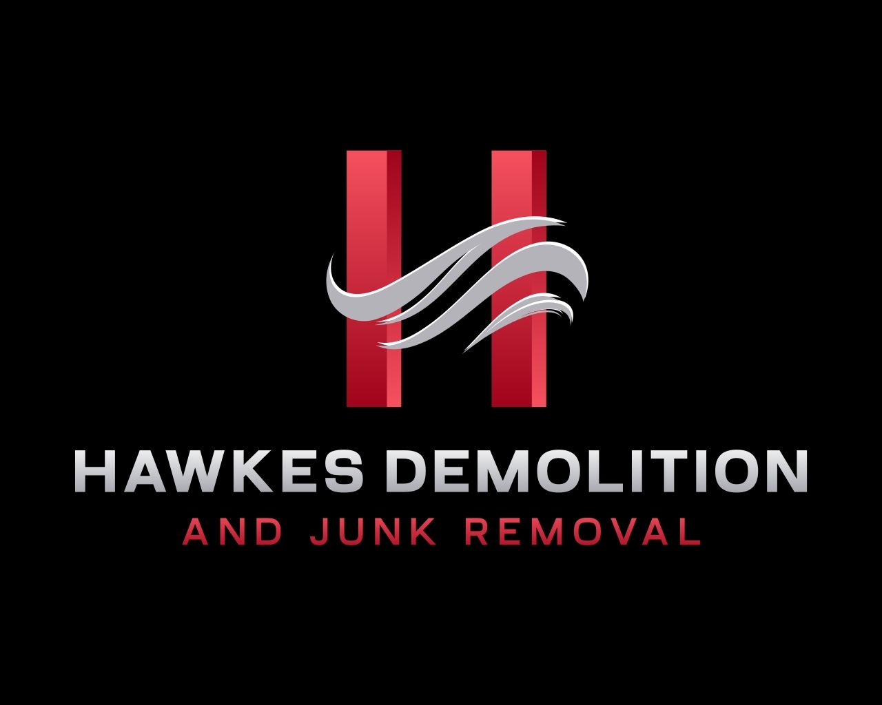 Hawks Demolition and Junk Removal Logo