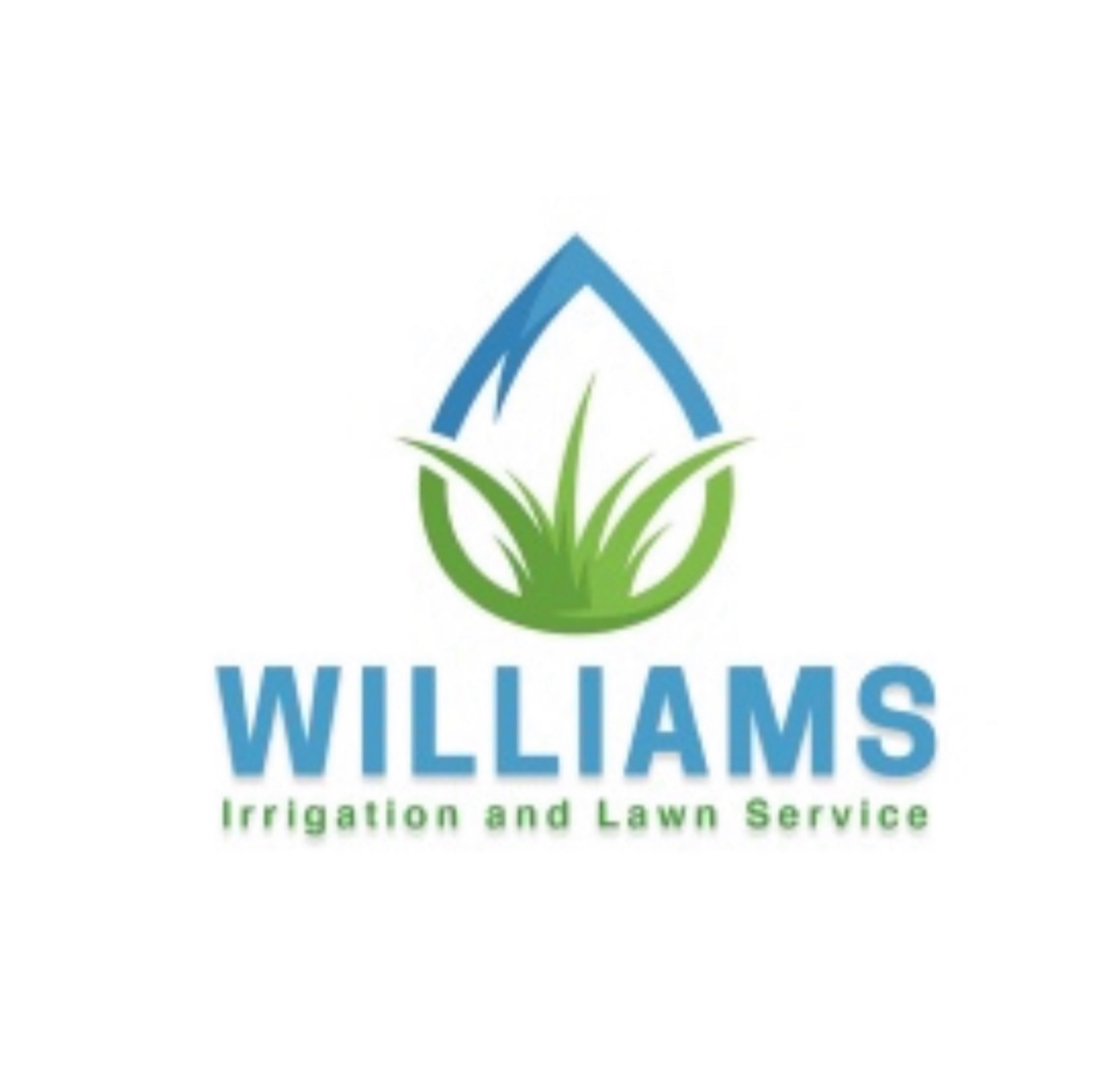 Williams Irrigation, and Lawn Service Logo