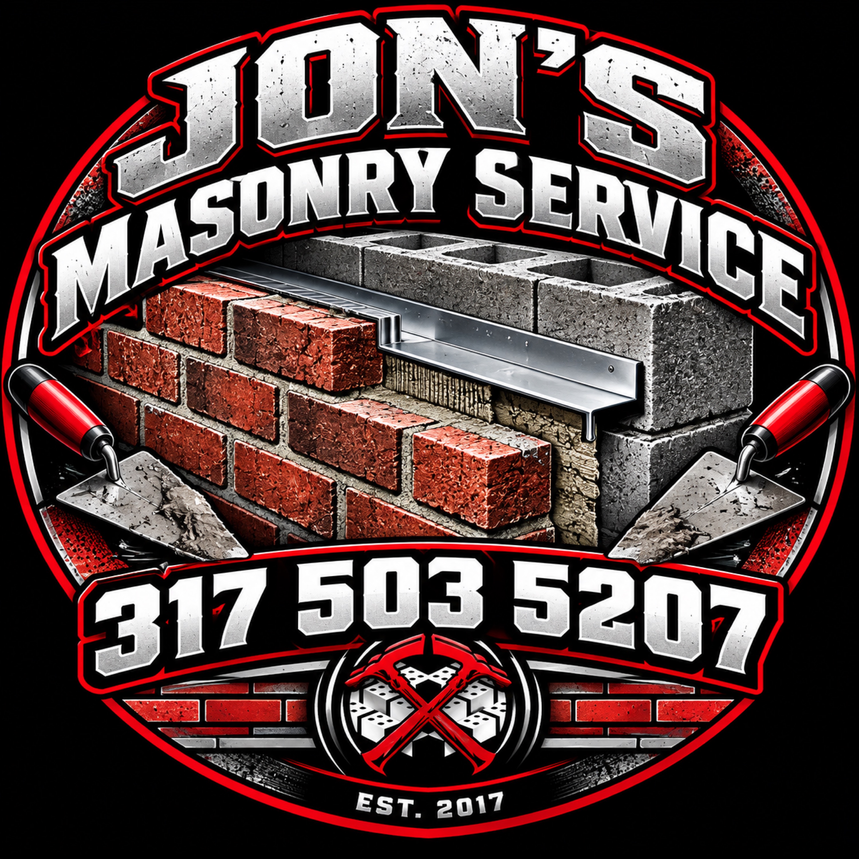 Jon's Masonry Service Logo