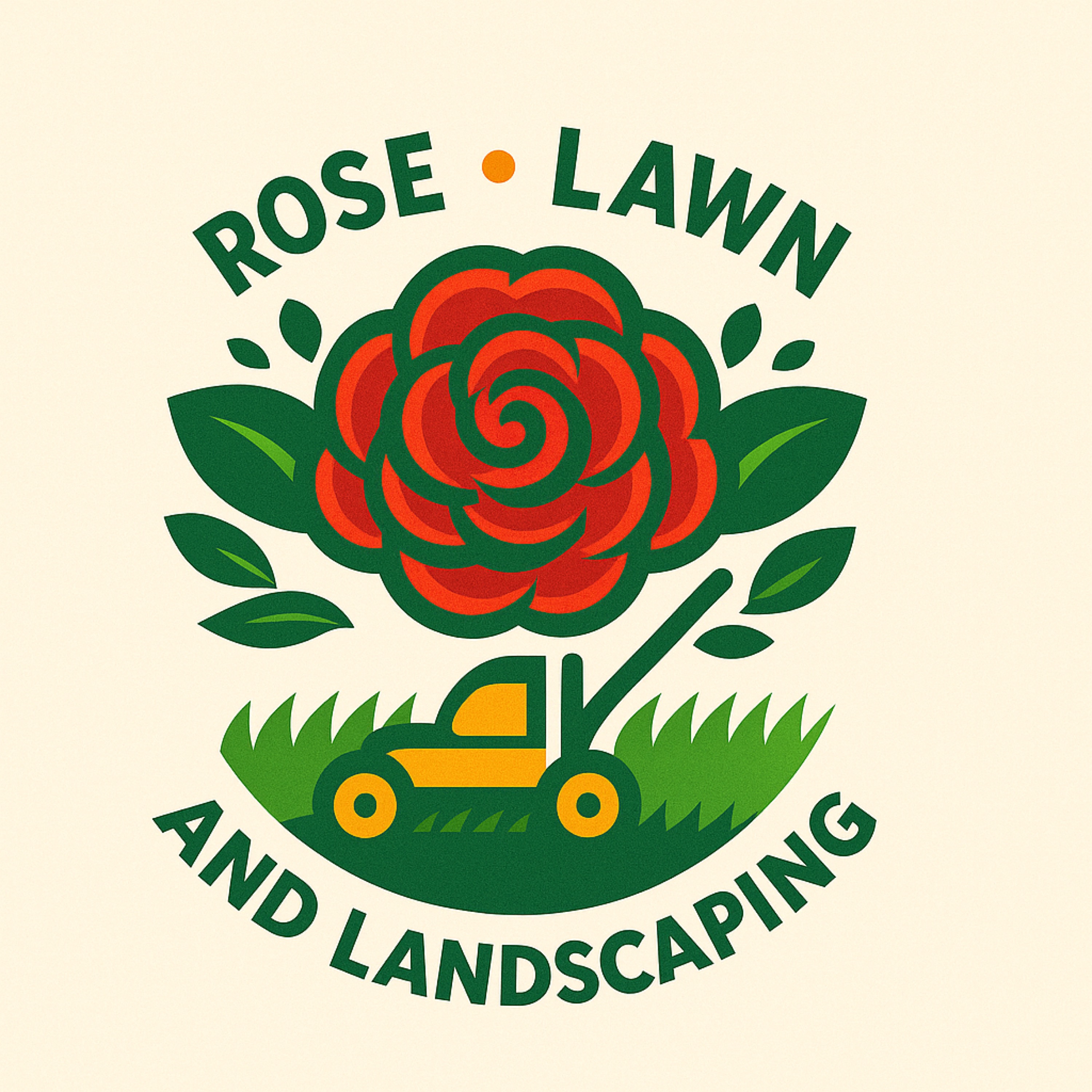 Rose Lawn and Landscaping LLC Logo