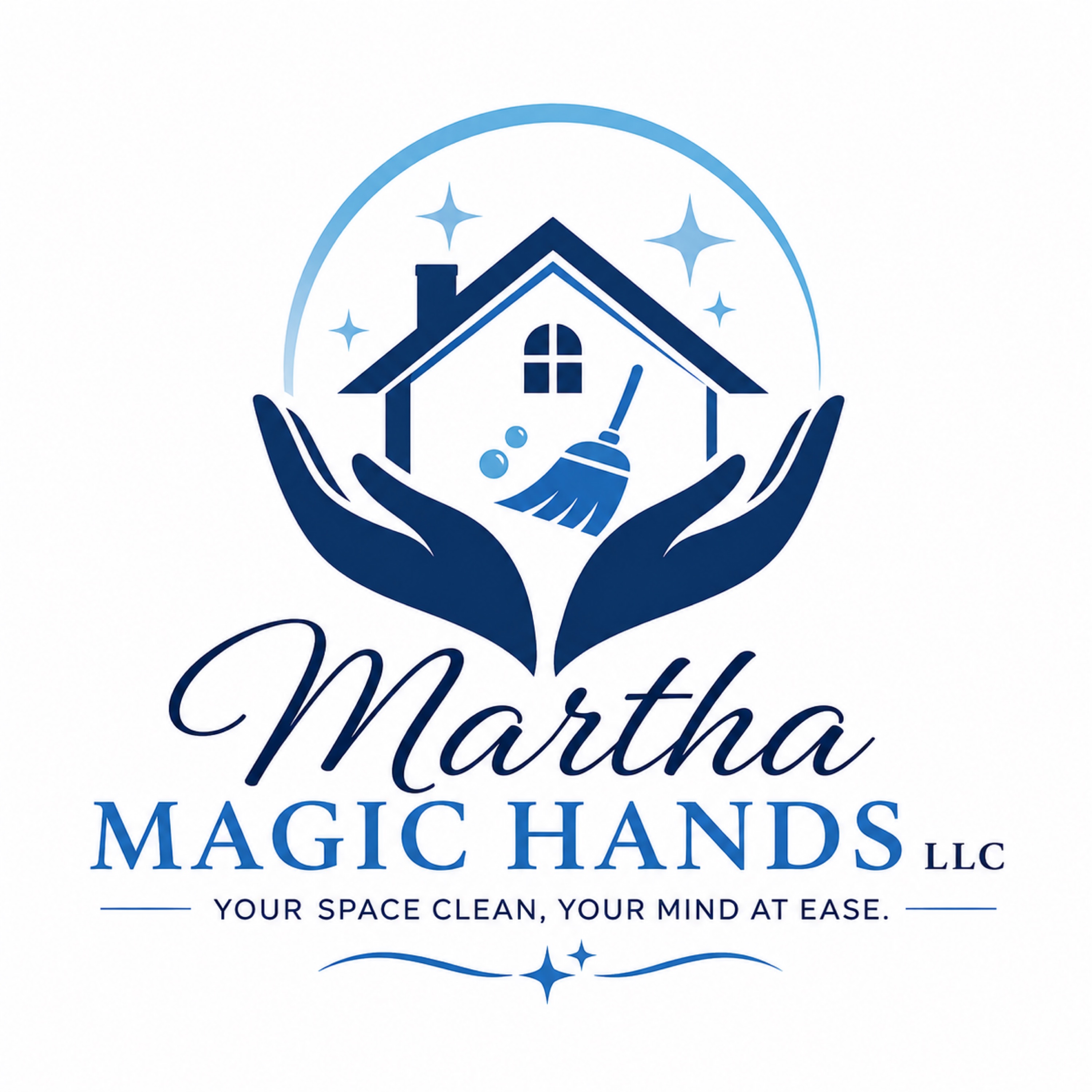 Martha's Magic Hands Logo