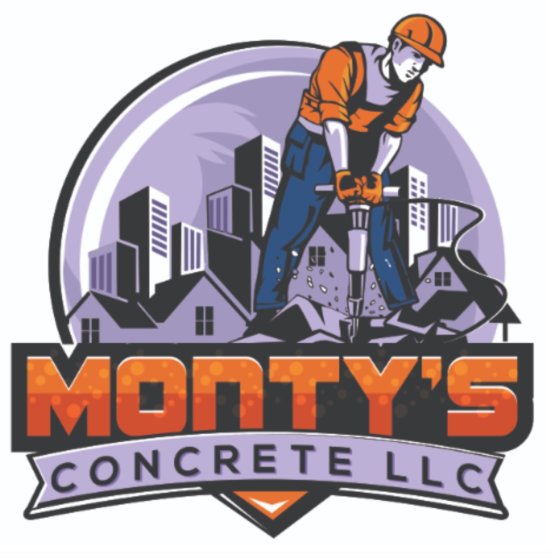 Monty's Concrete LLC Logo