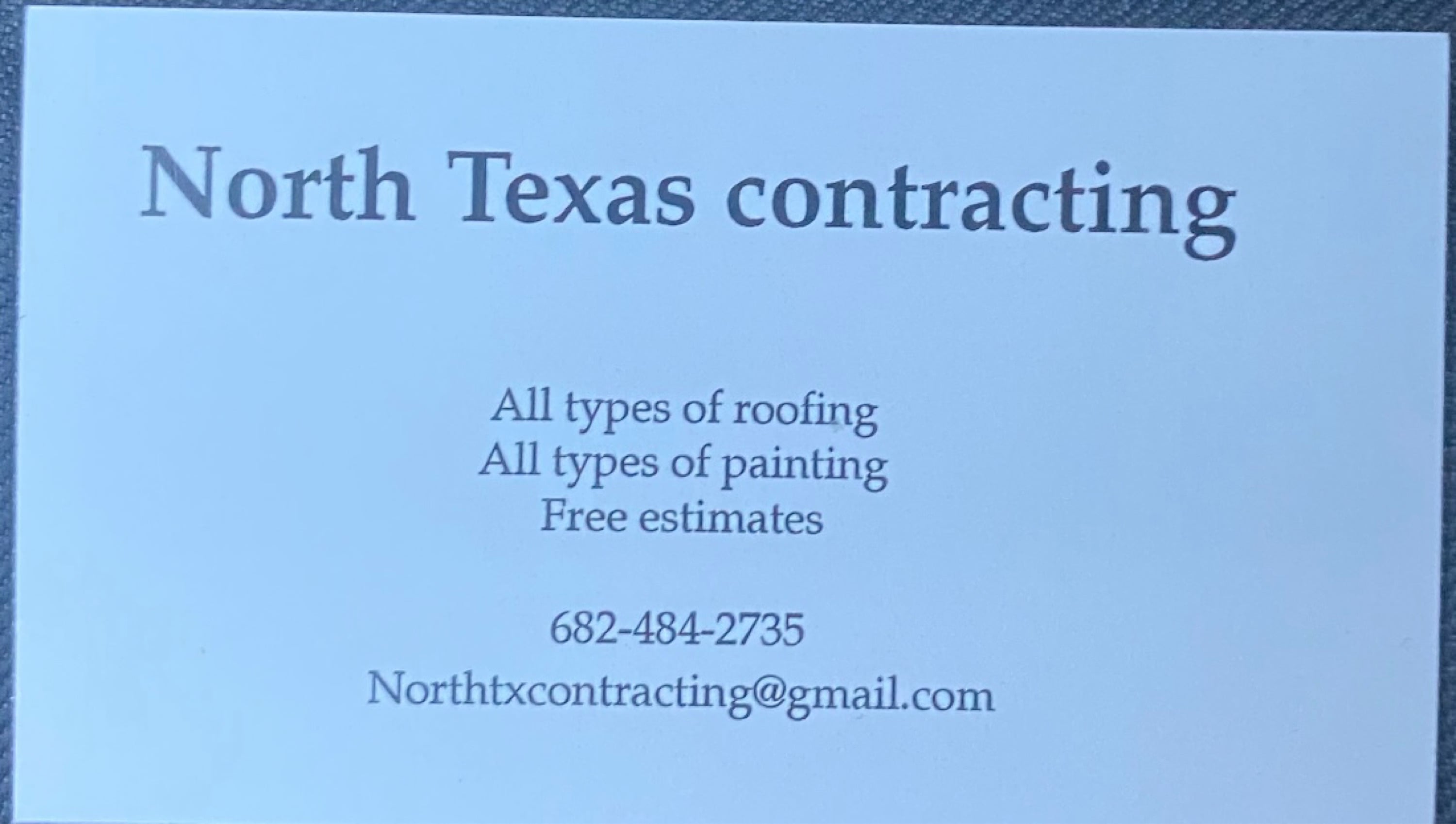 North Texas Contracting Logo