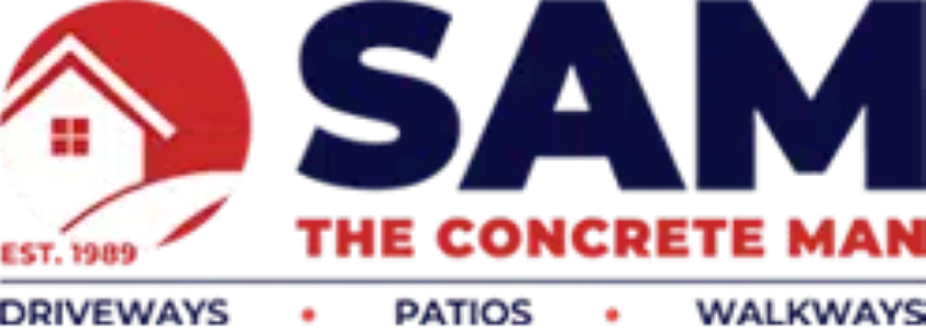 Sam The Concrete Man Lakeland Logo