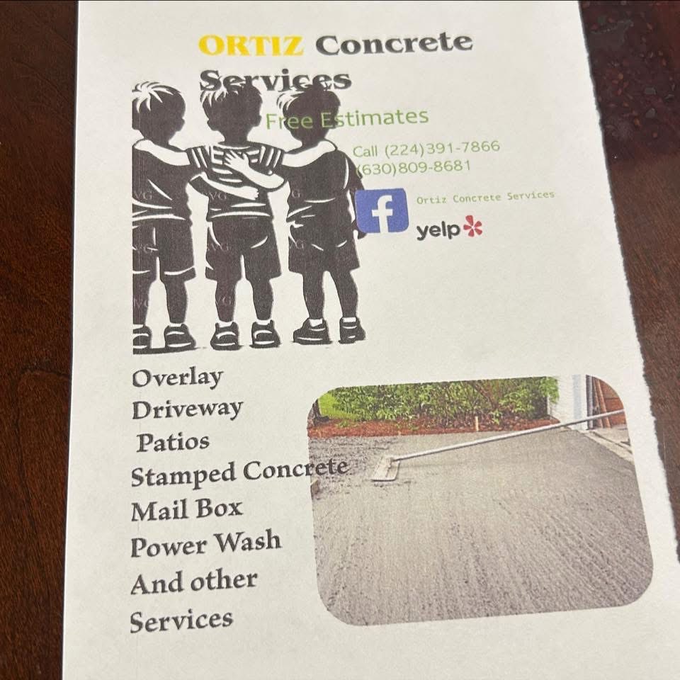Ortiz Concrete Services Logo