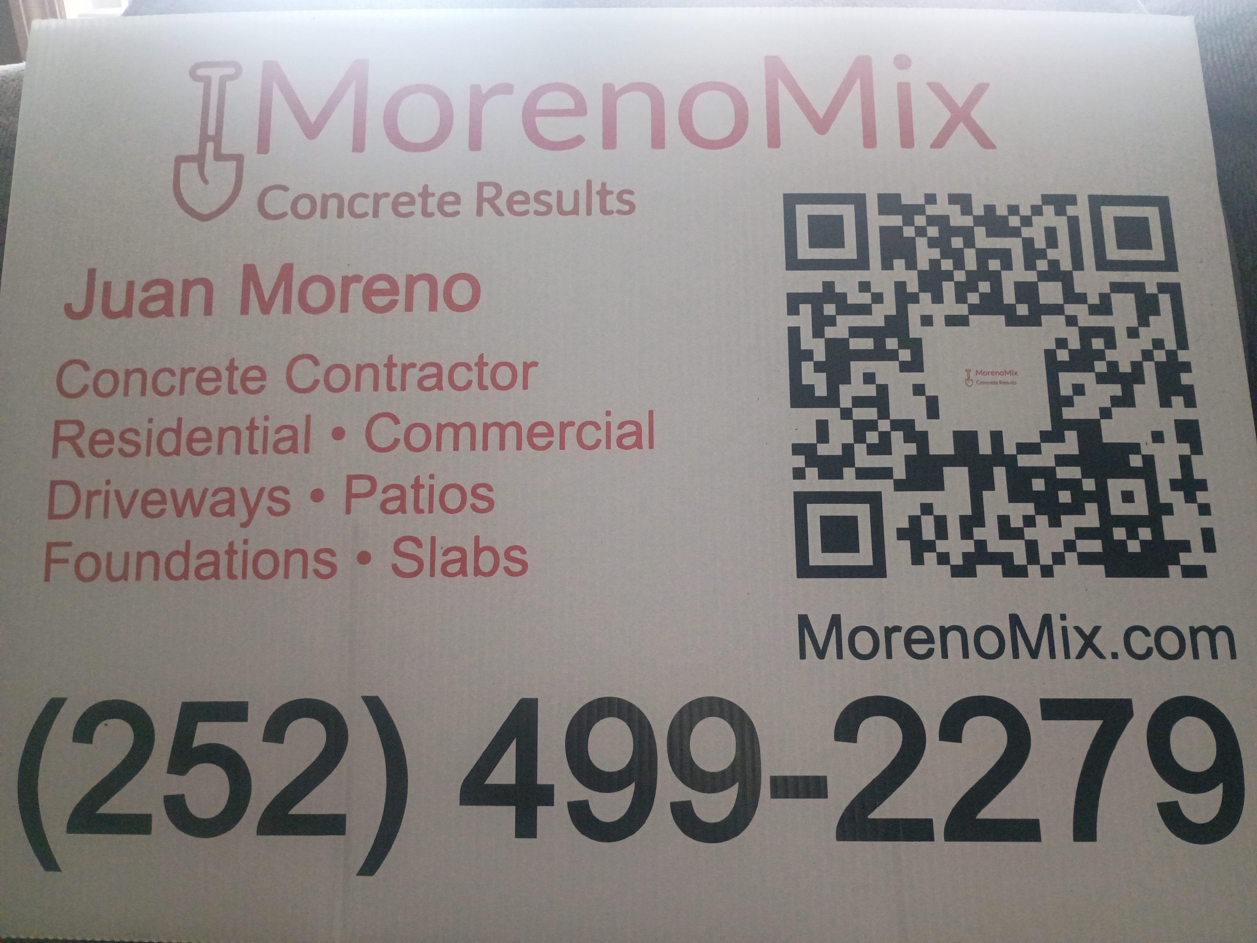 Moreno Mix Concrete Results Logo
