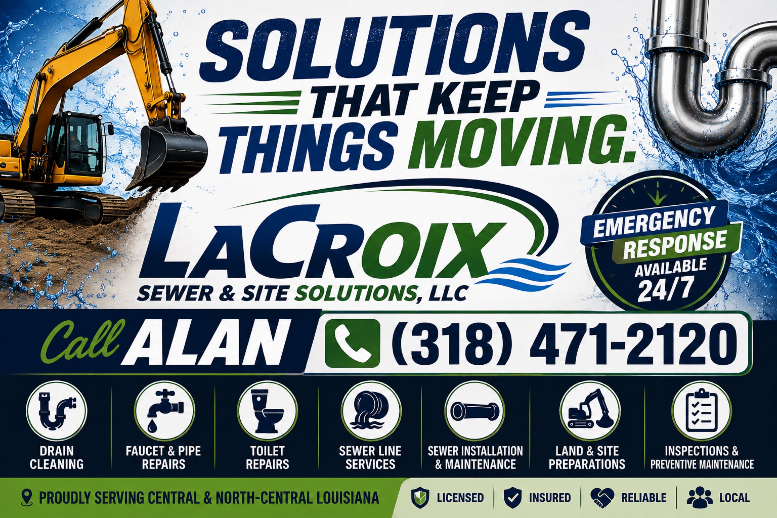 LaCroix Sewer and Site Solutions Logo