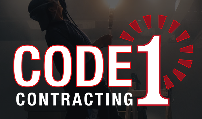 CODE 1 CONTRACTING Logo