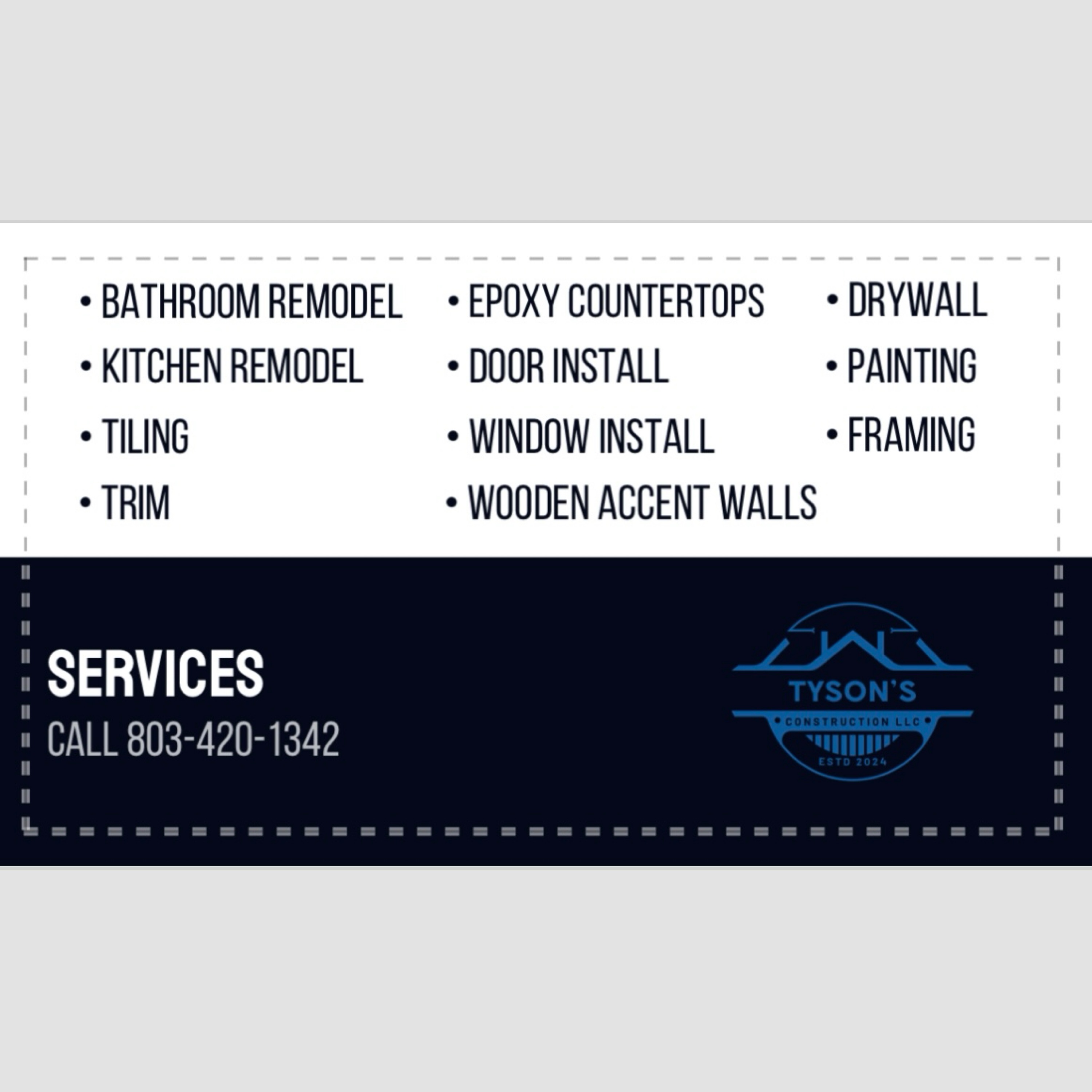 Tysons Construction Logo