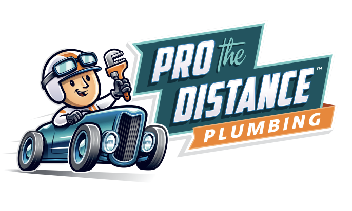 Pro the Distance Plumbing Logo