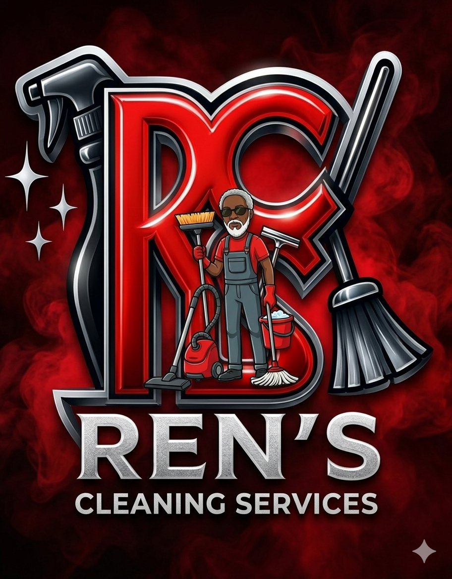 Ren's Cleaning Services Logo