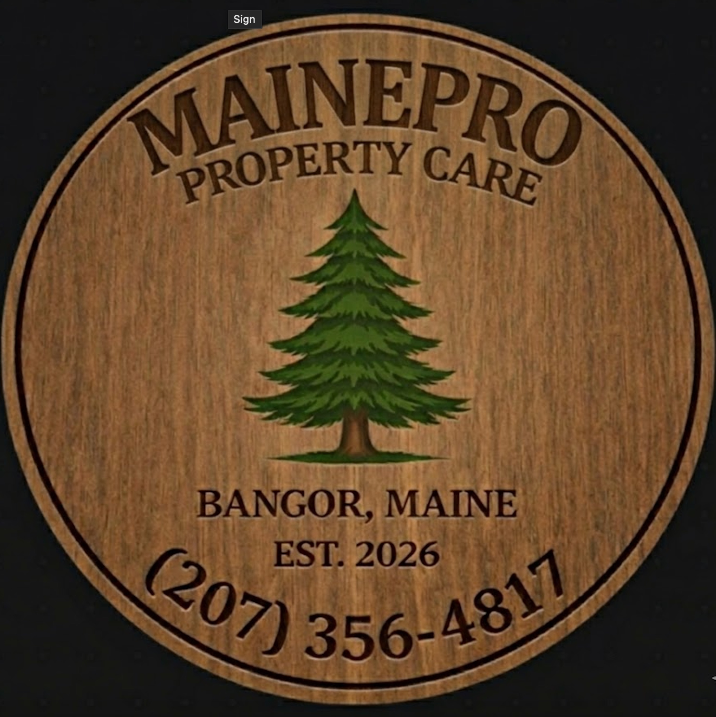 MainePro Property Care Logo