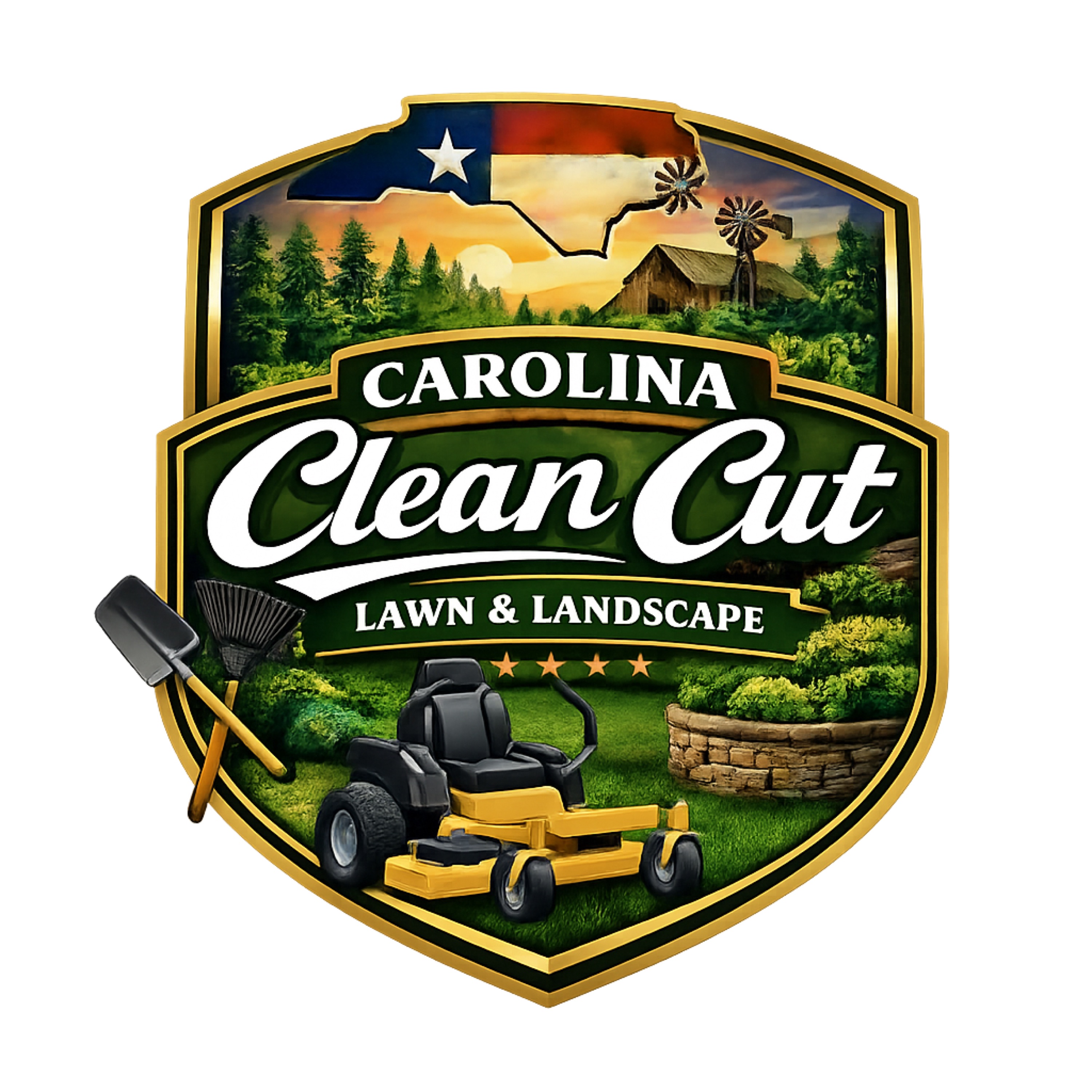 Carolina Clean Cut Lawn & Landscape Logo