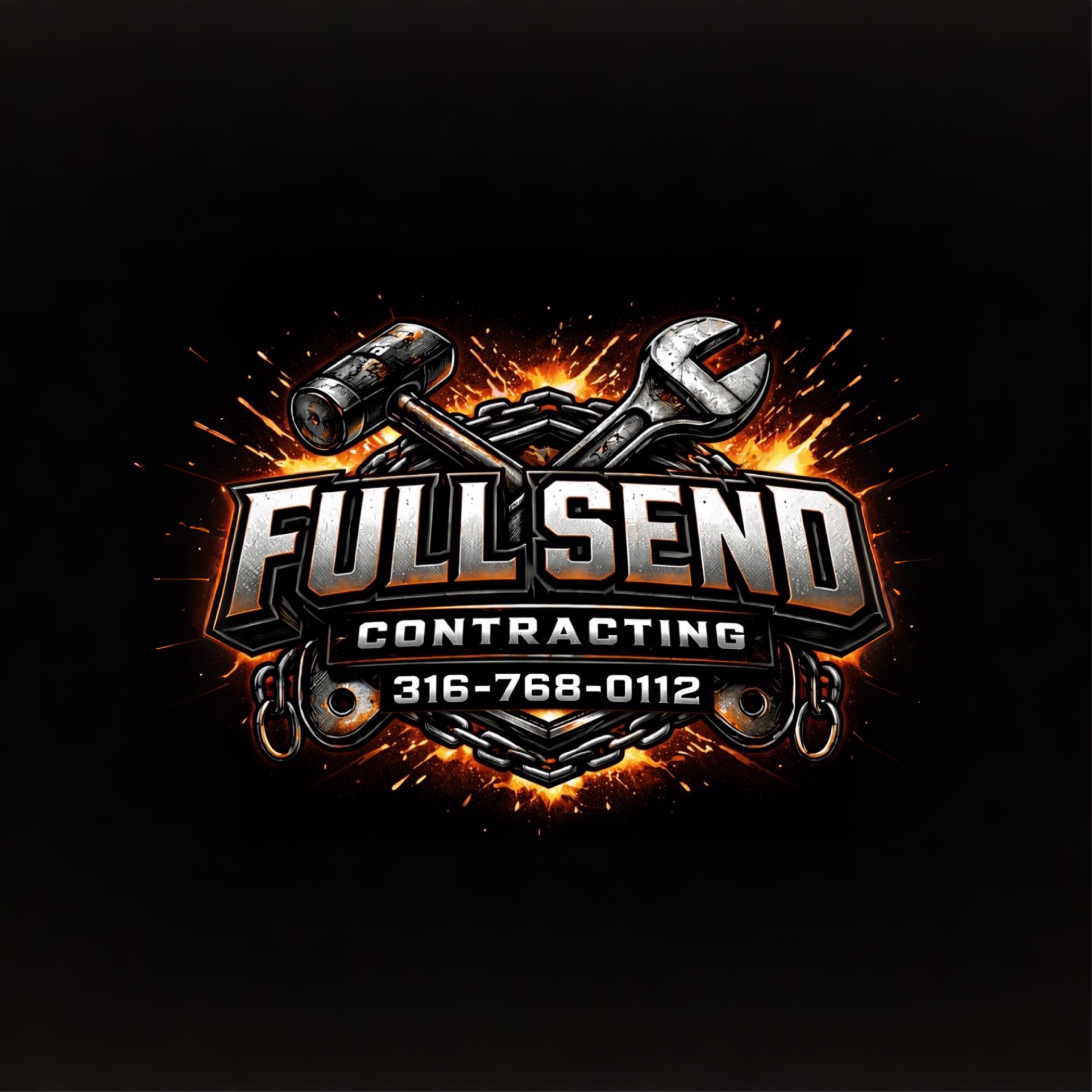 Full Send Contracting Logo