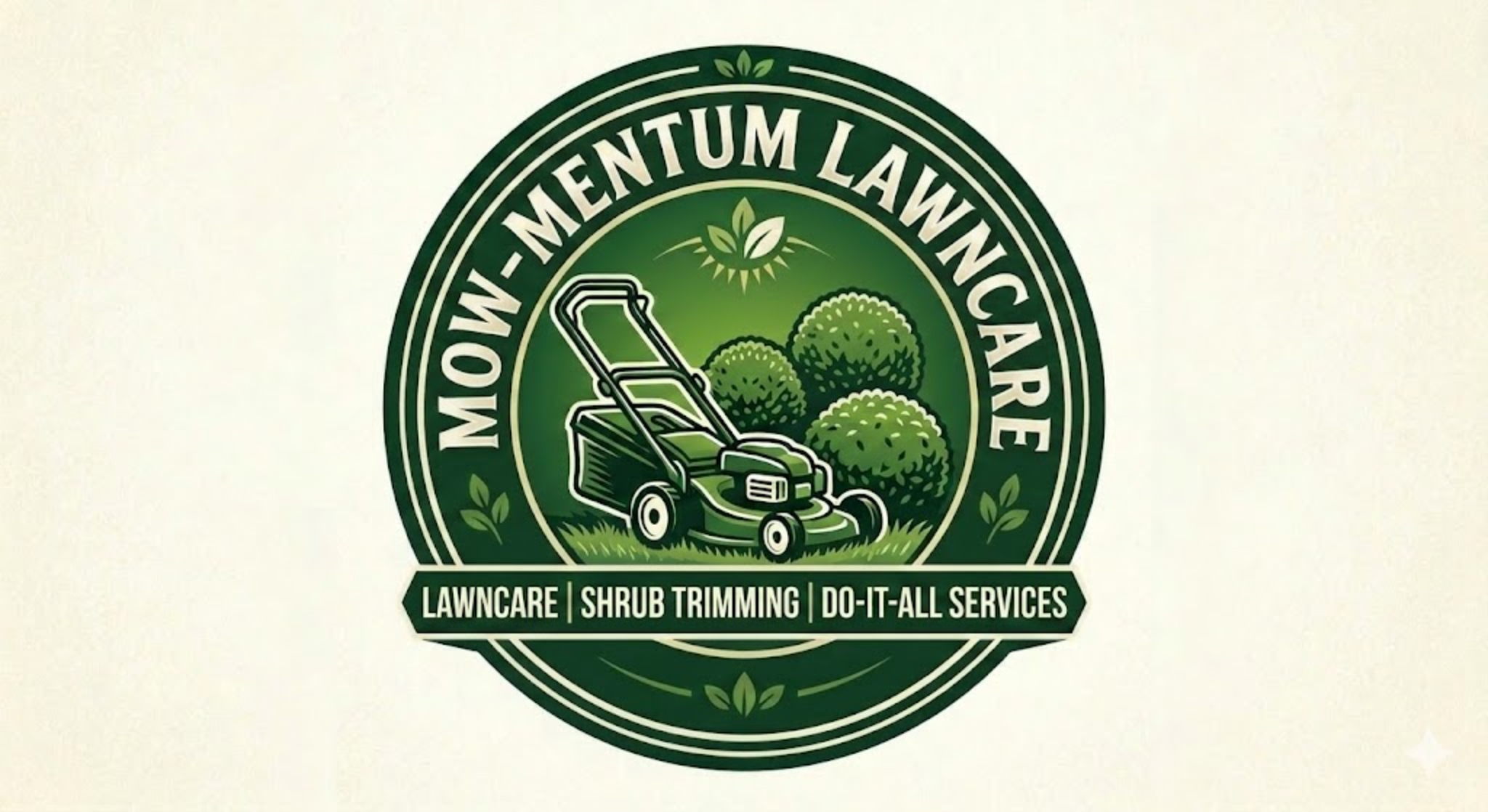 Mow-Mentum Lawncare Logo