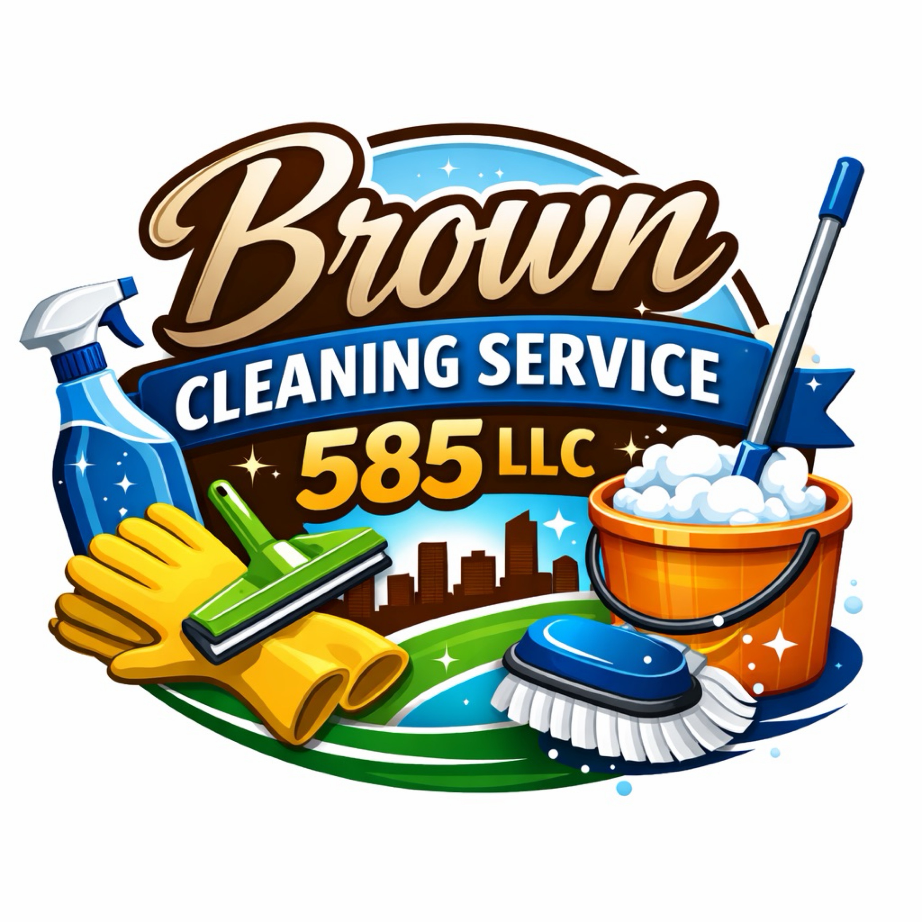 Brown Cleaning Service 585 LLC Logo