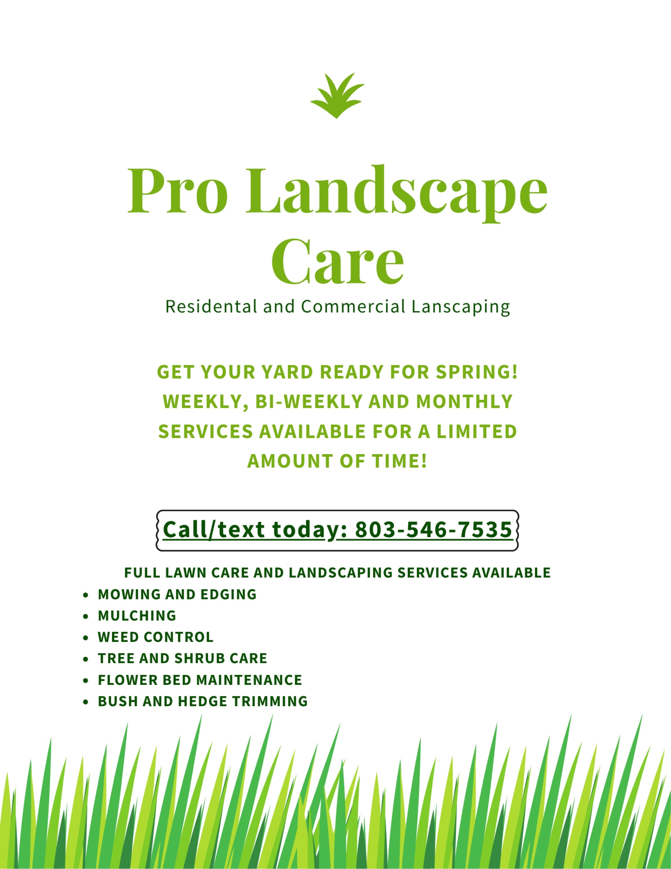 Pro Landscape Care Logo