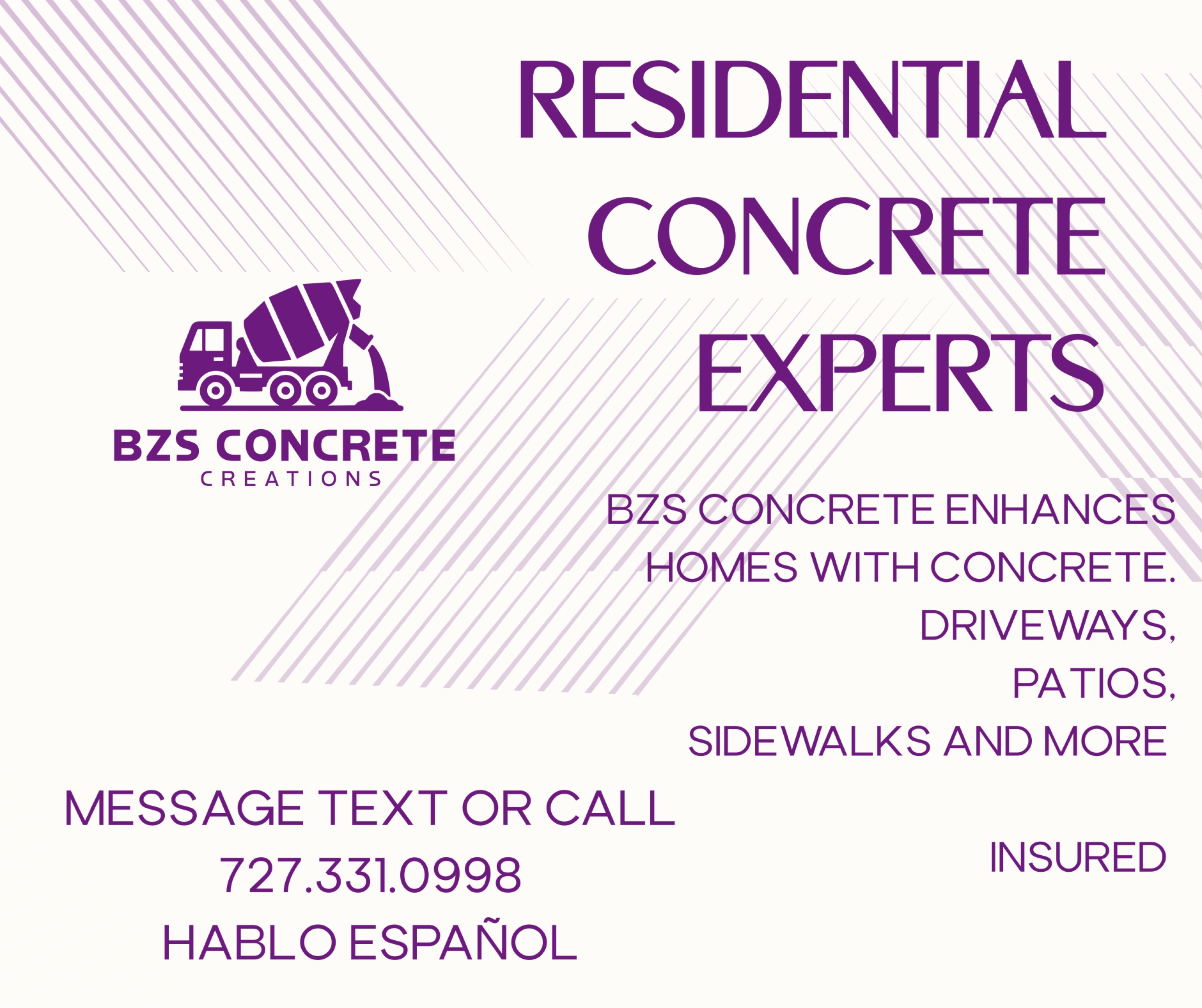 BZS Concrete Creations LLC Logo
