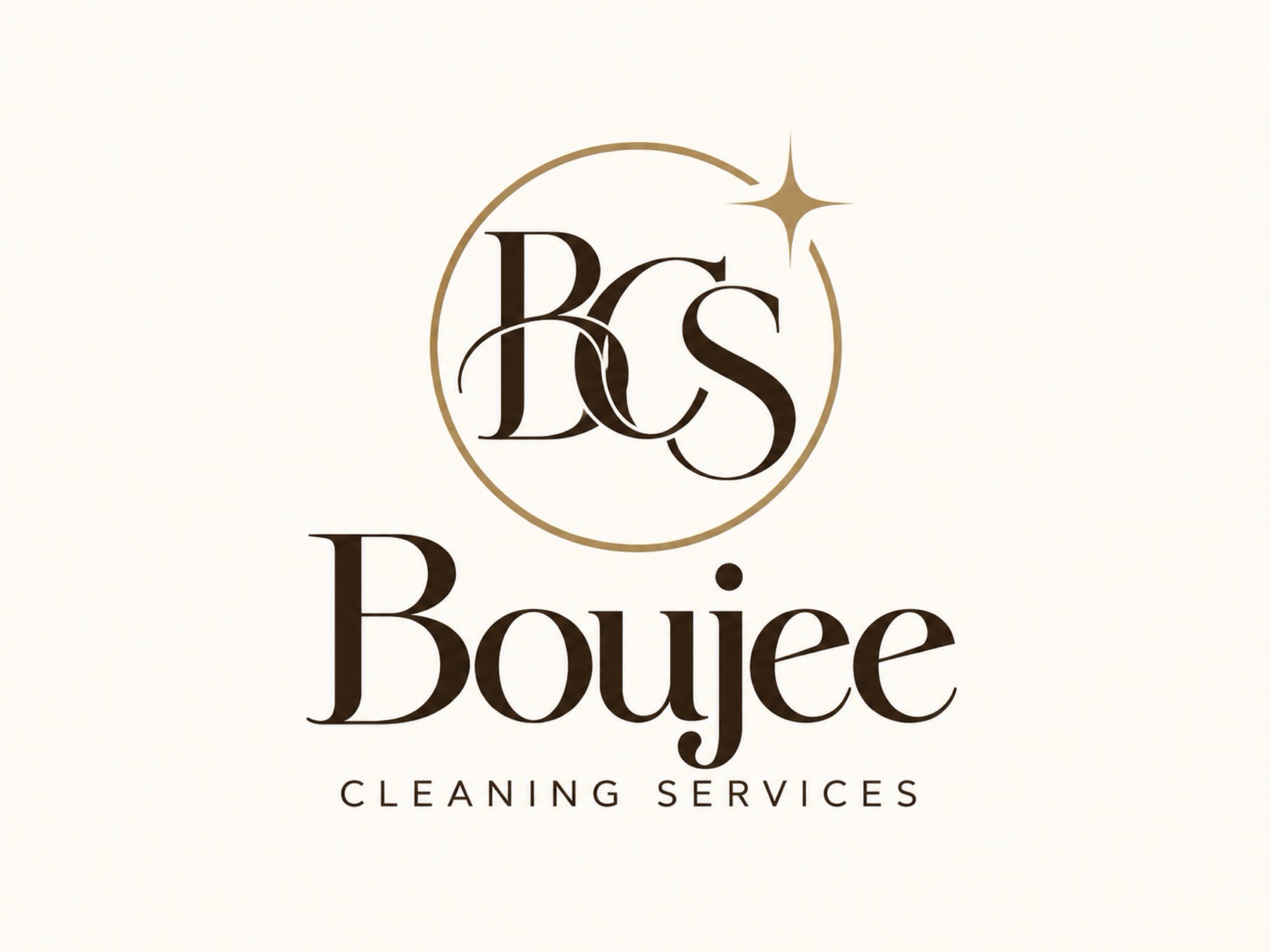 Boujee Cleaning services Logo