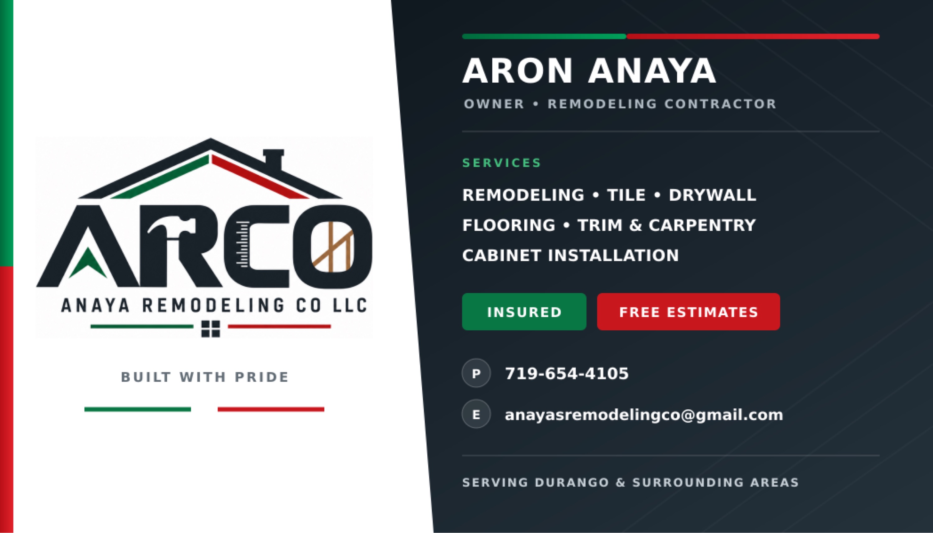 Anaya Remodeling Co llc Logo
