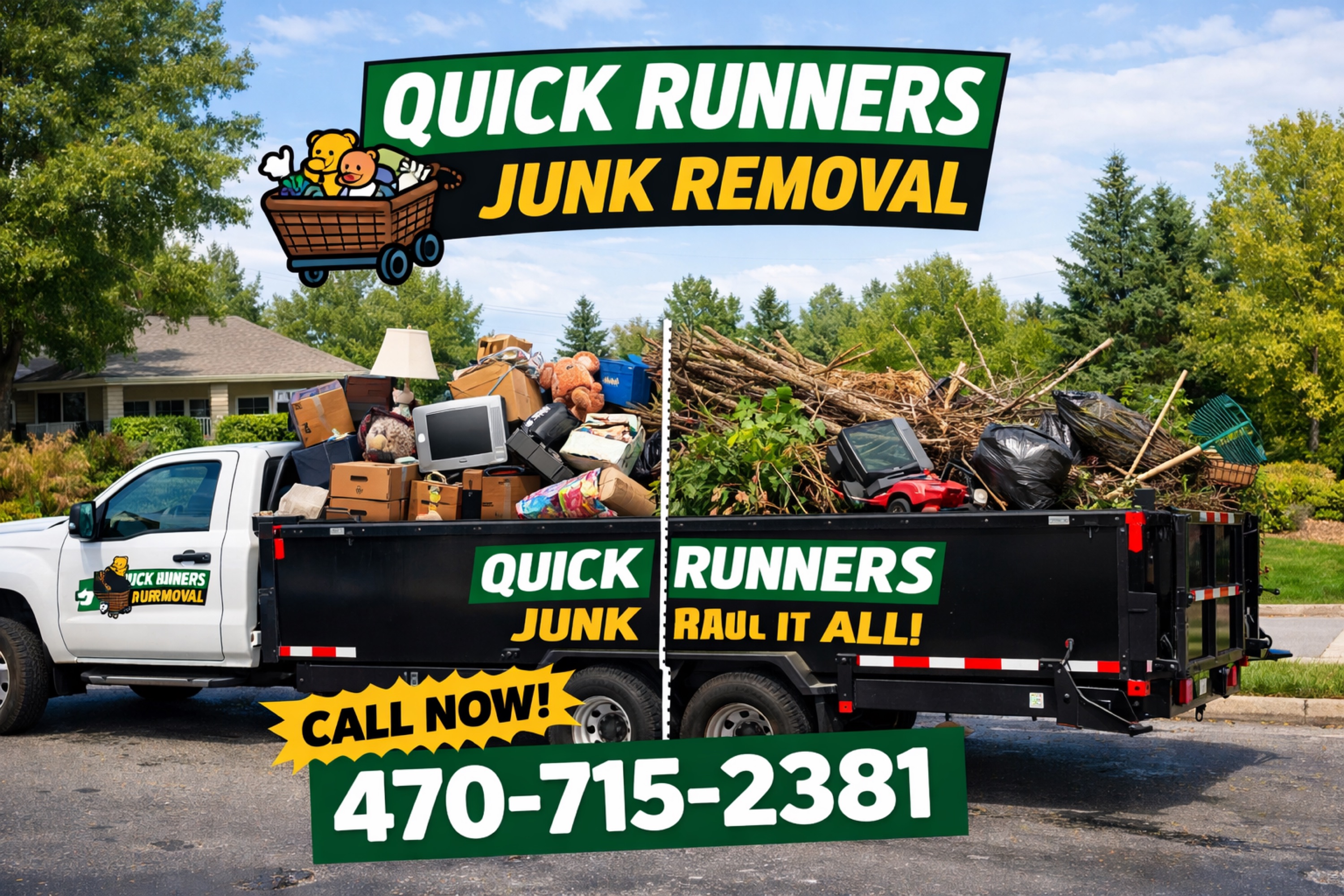 Quick Runners Junk Removal Logo