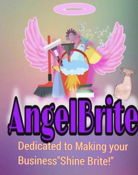 AngelBrite Commercial Cleaning Services Logo