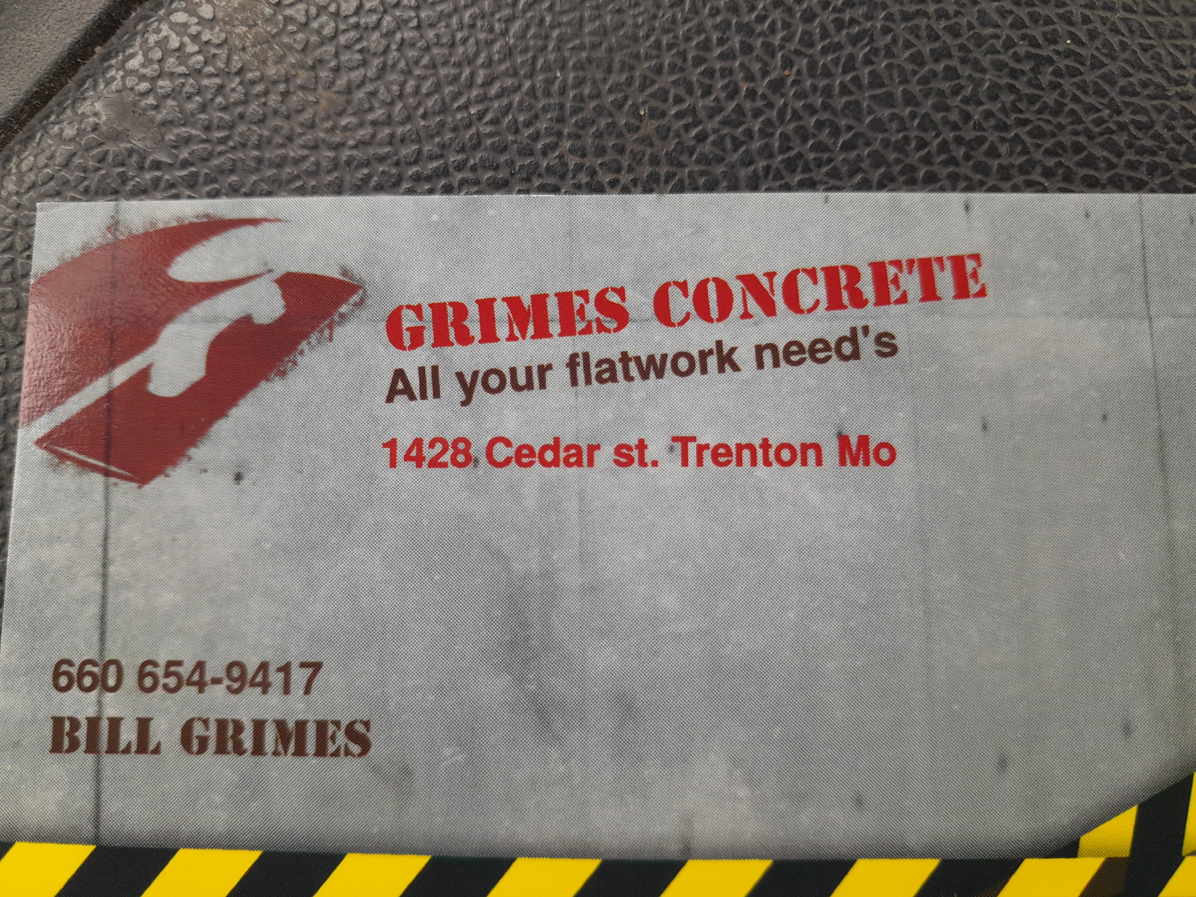 Grimes Concrete, LLC Logo