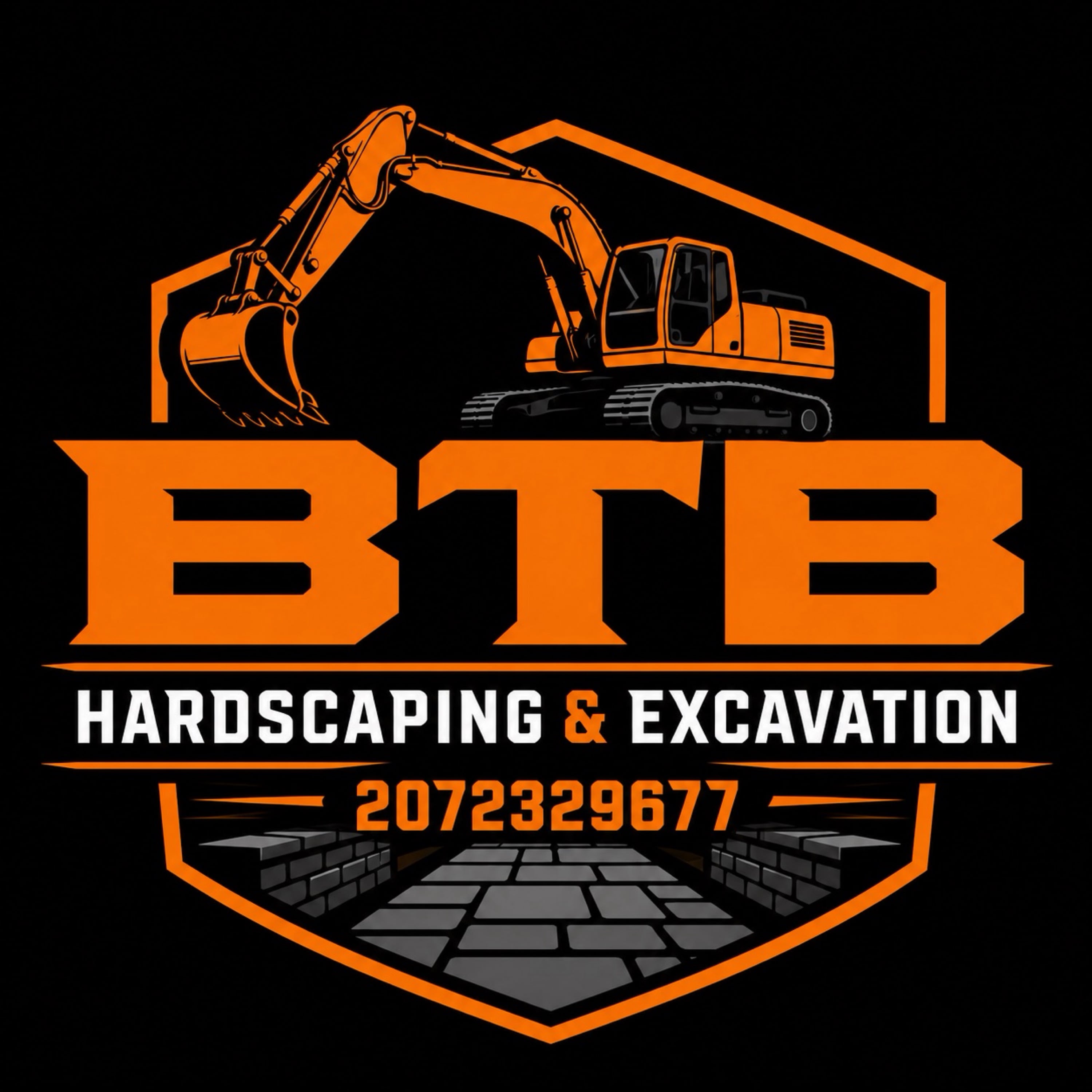 BTB Hardscaping & Excavation Logo