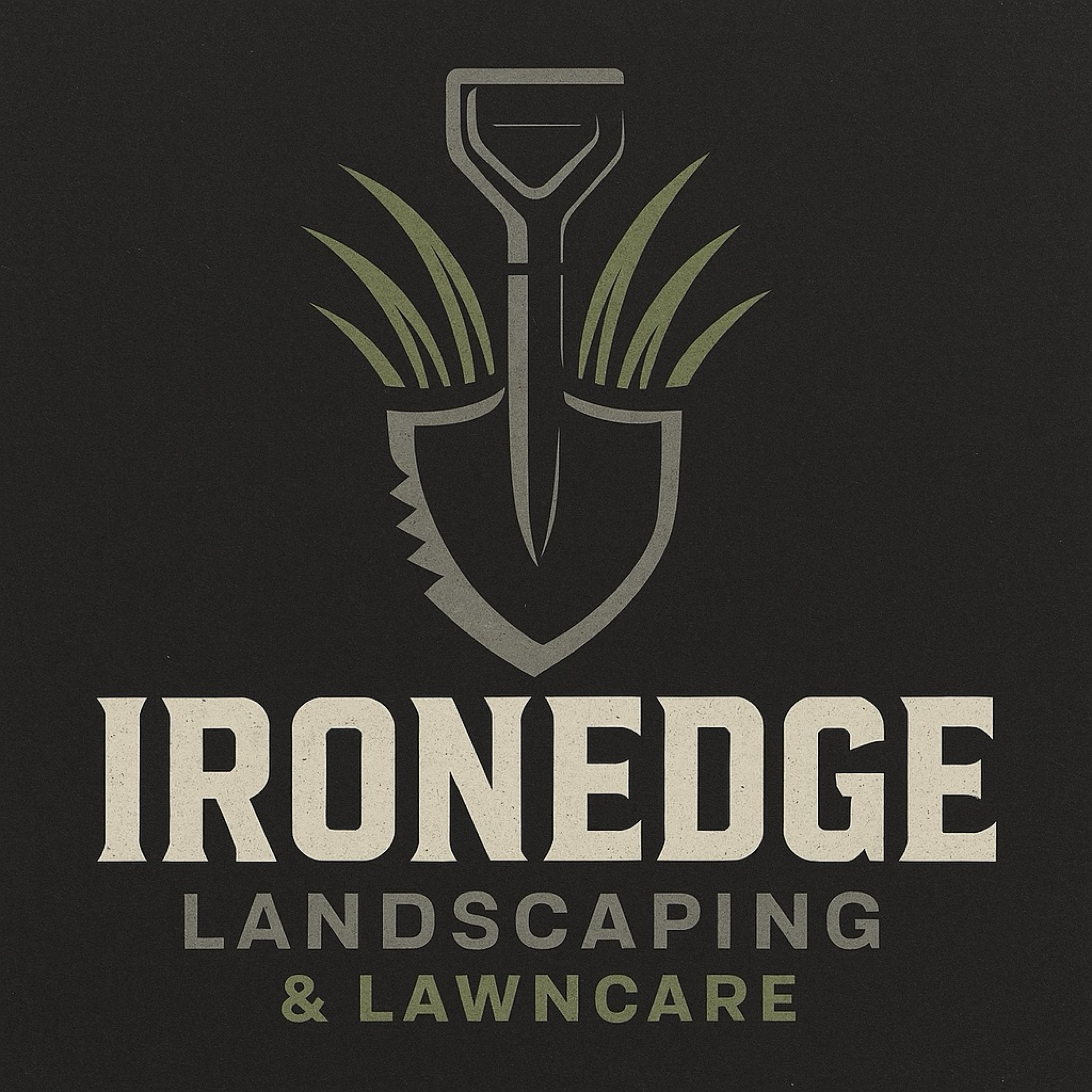 IronEdge Landscaping & Lawncare Logo