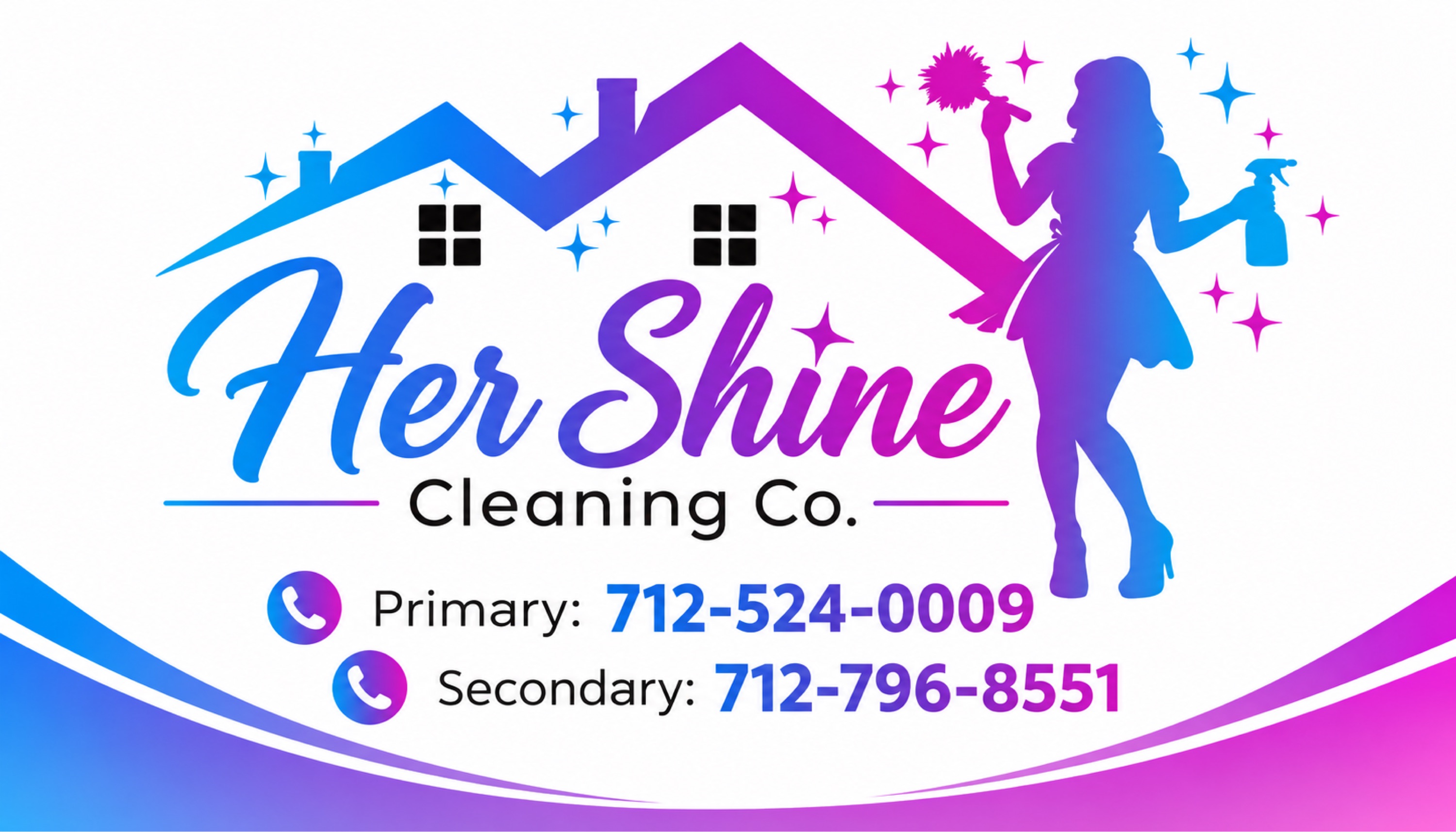 Her Shine Cleaning Co. Logo