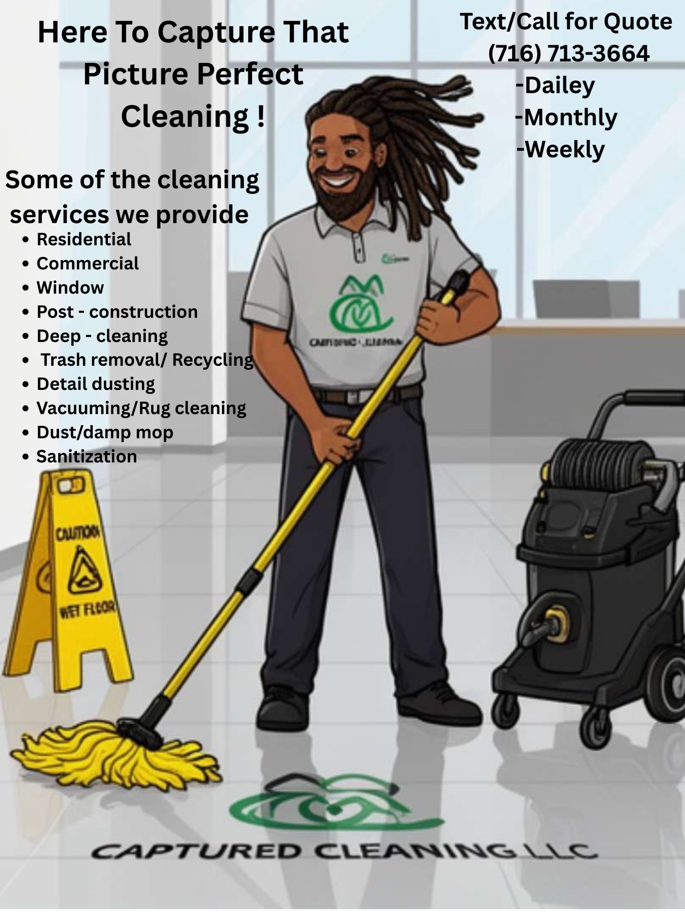 Captured Cleaning LLC Logo