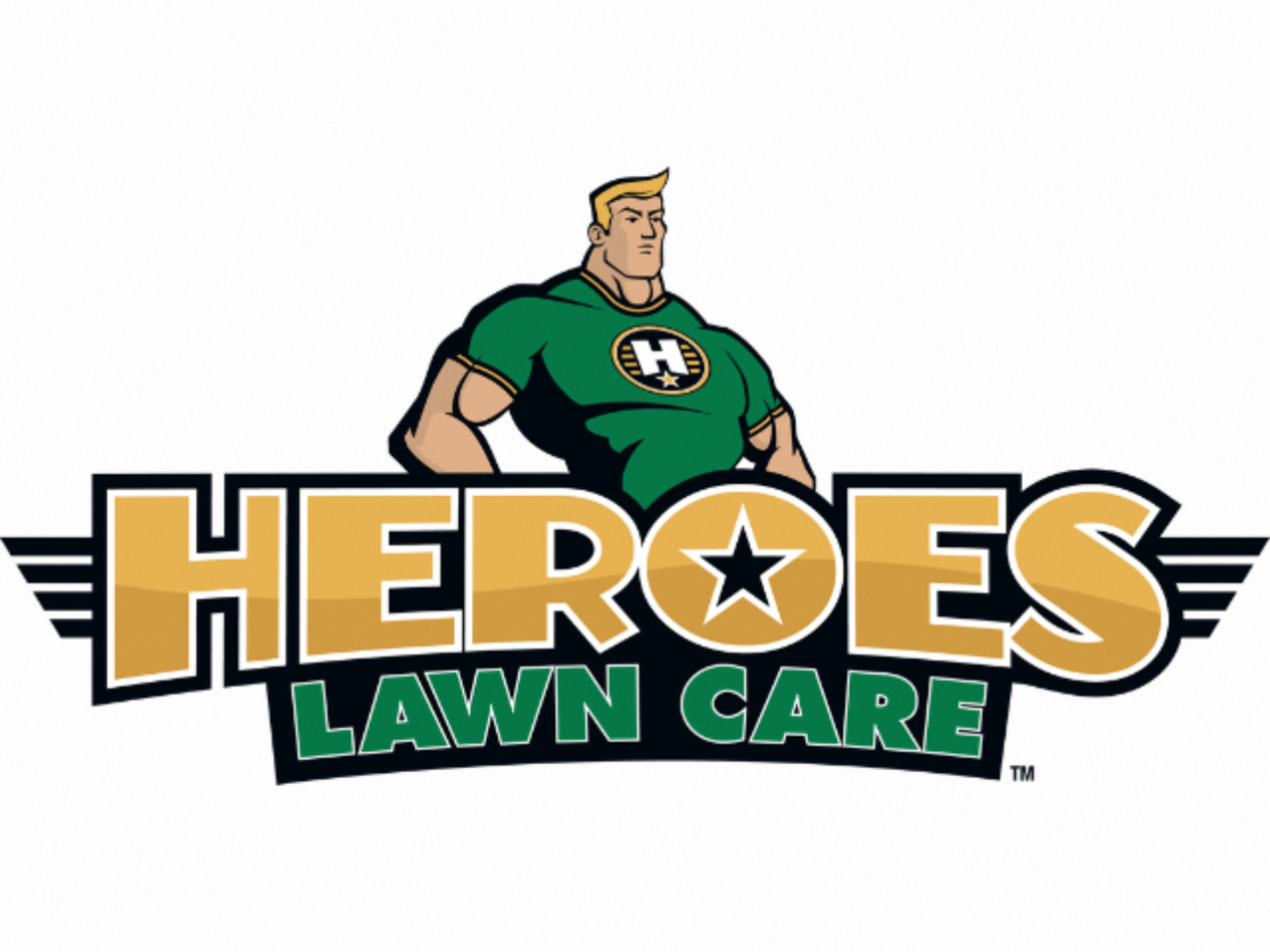 Heroes Lawn Care Of New Palestine Logo