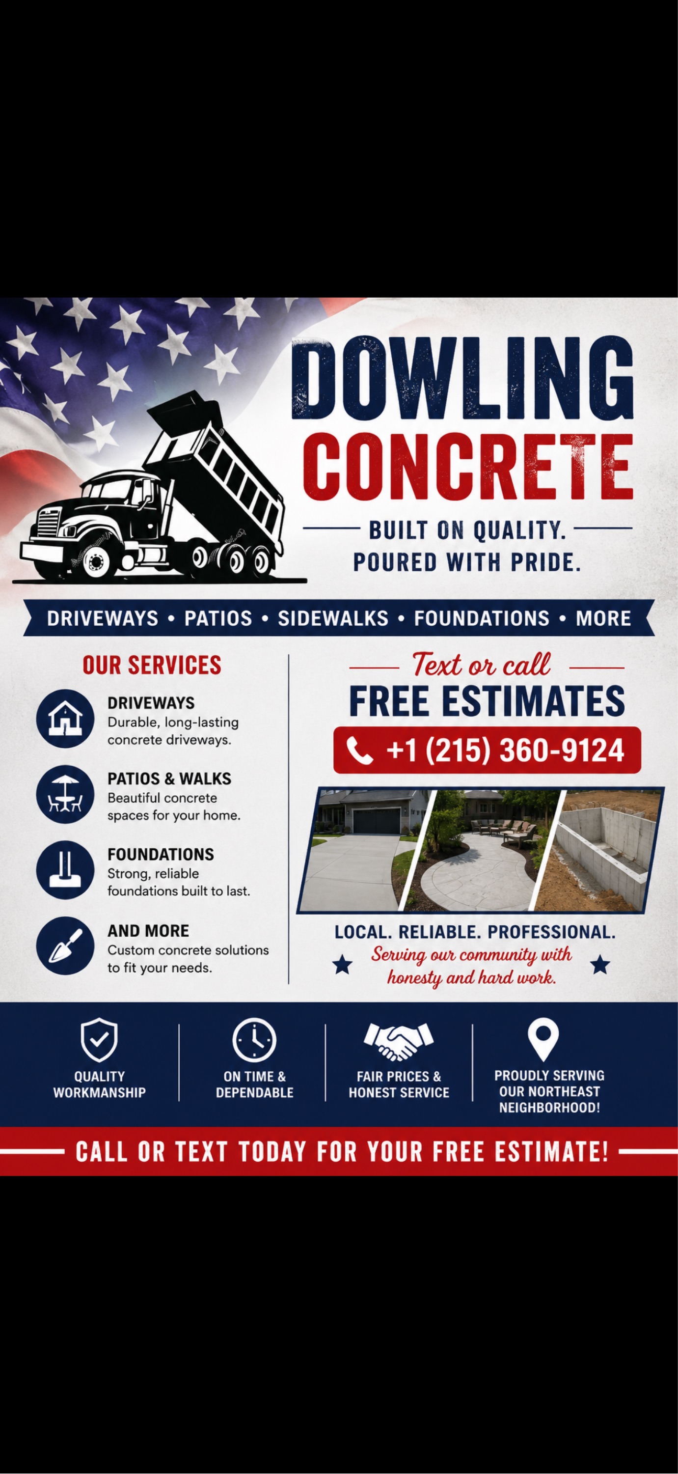 Dowling Concrete and Waterproofing LLC Logo