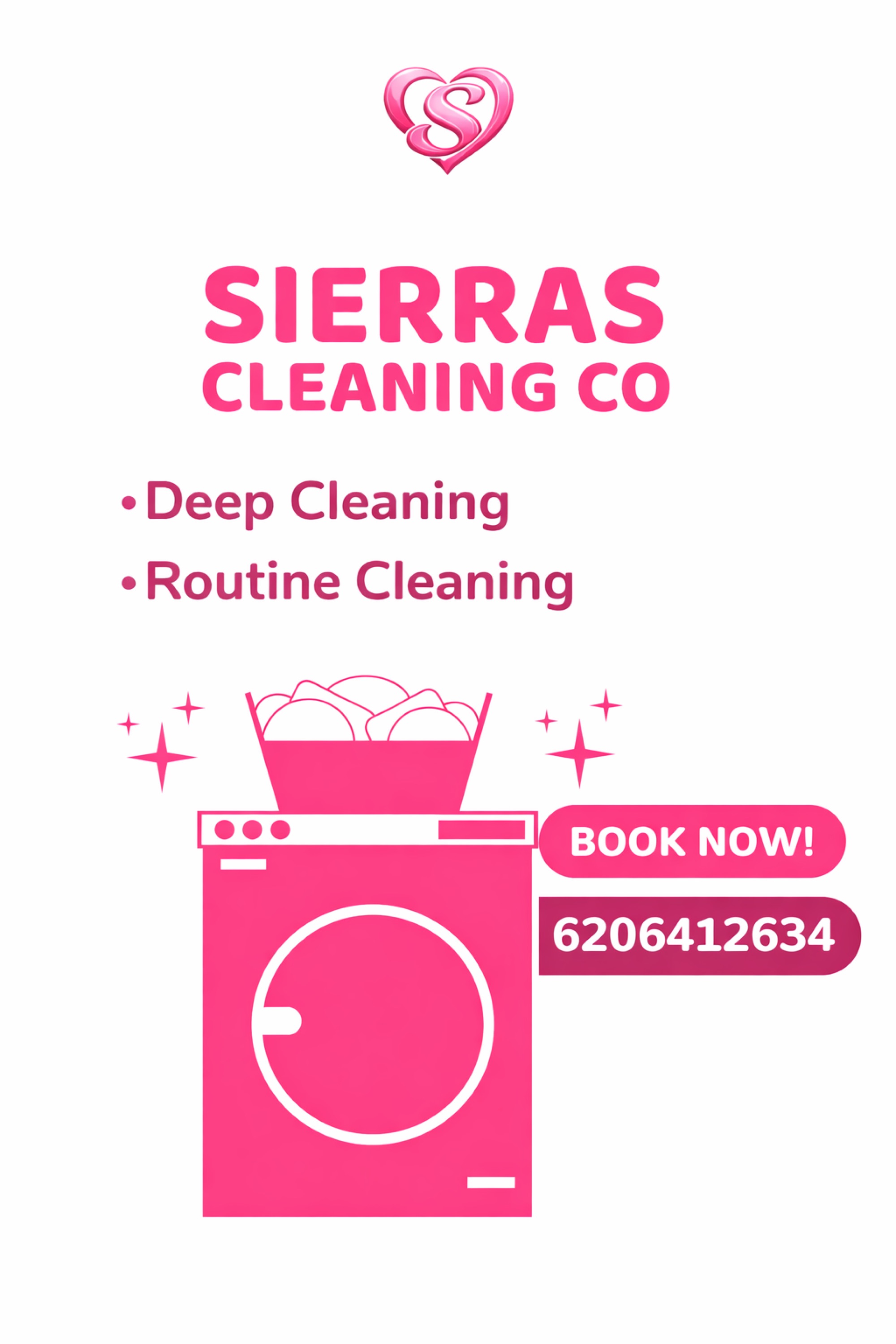 Sierras Cleaning Co Logo