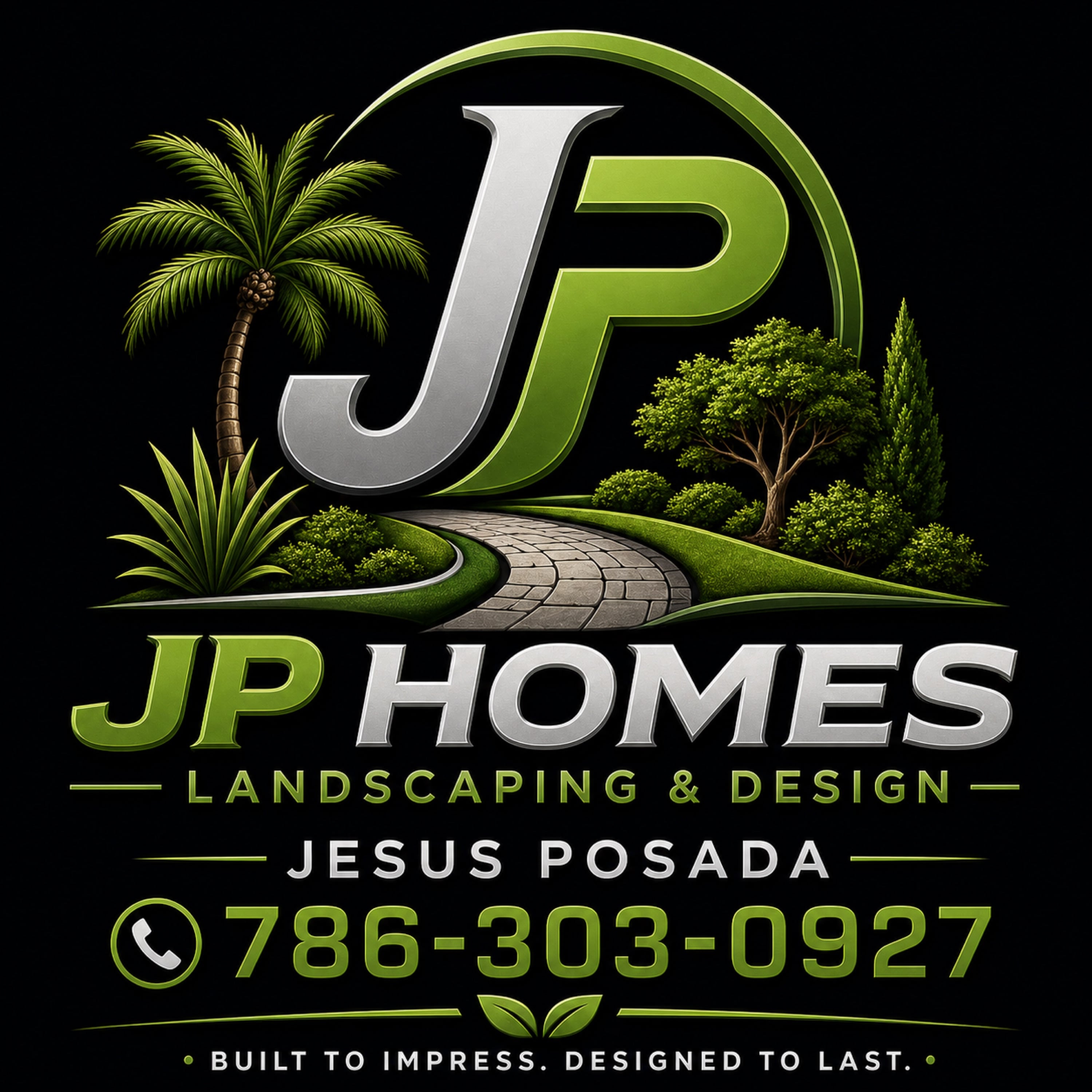 JP HOMES LANDSCAPING & DESIGN Logo